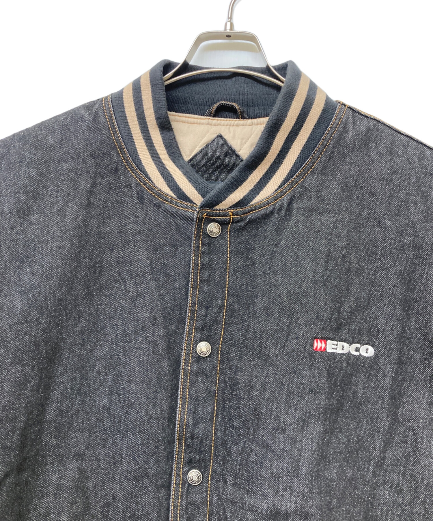 中古・古着通販】TRI MOUNTAIN (トライマウンテン) デニムスタジャン 