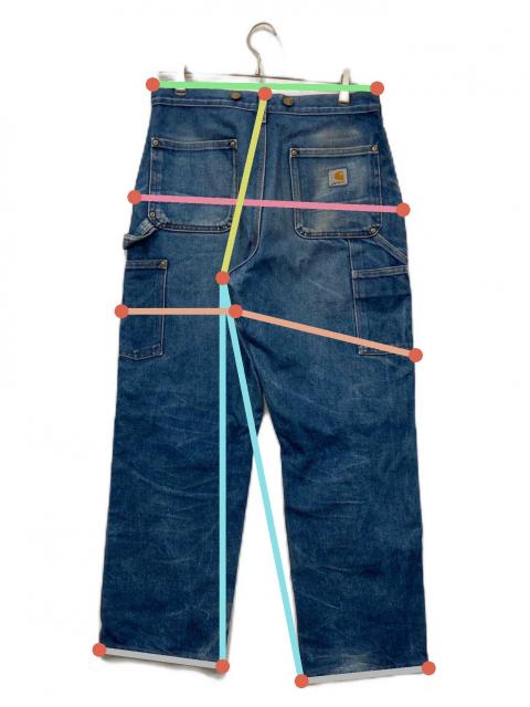 中古・古着通販】CarHartt (カーハート) ダブルニーデニムペインター