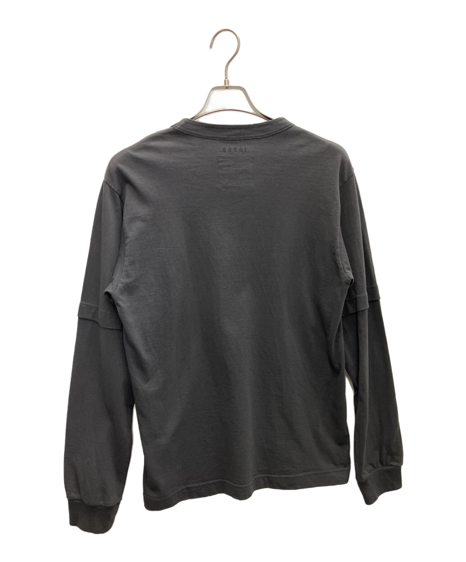 sacai ON&ON&ON ロンT（Lサイズ） SACAI＜サカイ＞ グラフィックロングスリーブカットソー（2264132
