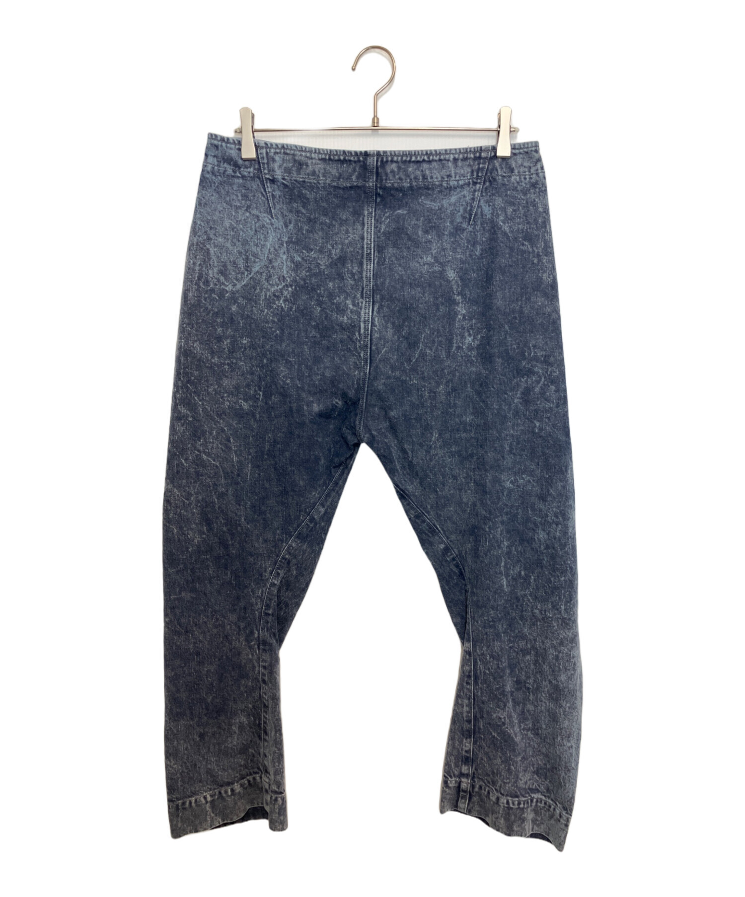 中古・古着通販】CLASS (クラス) 立体裁断デニムパンツ ネイビー