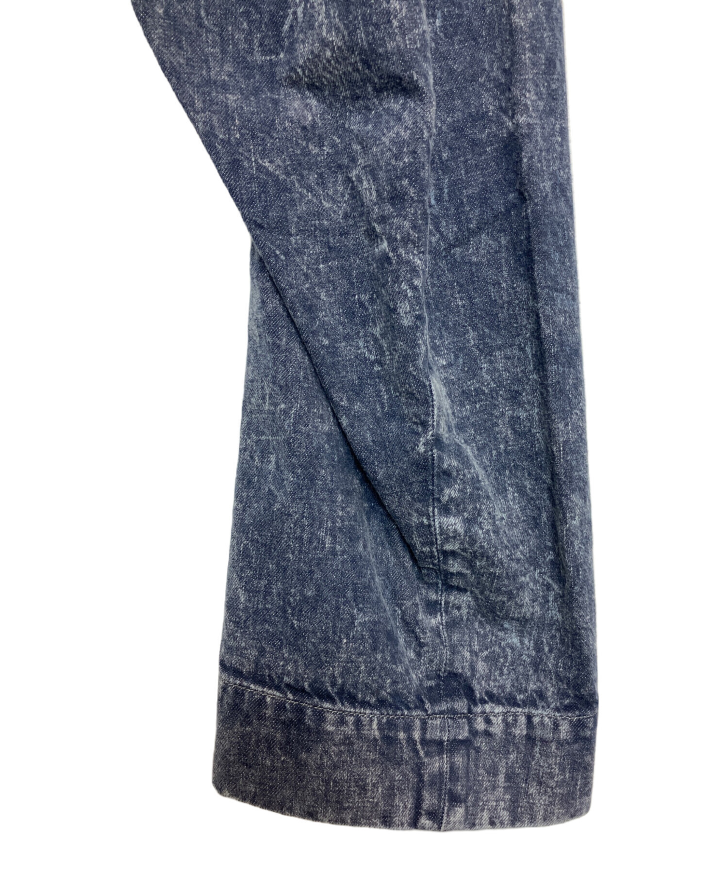中古・古着通販】CLASS (クラス) 立体裁断デニムパンツ ネイビー