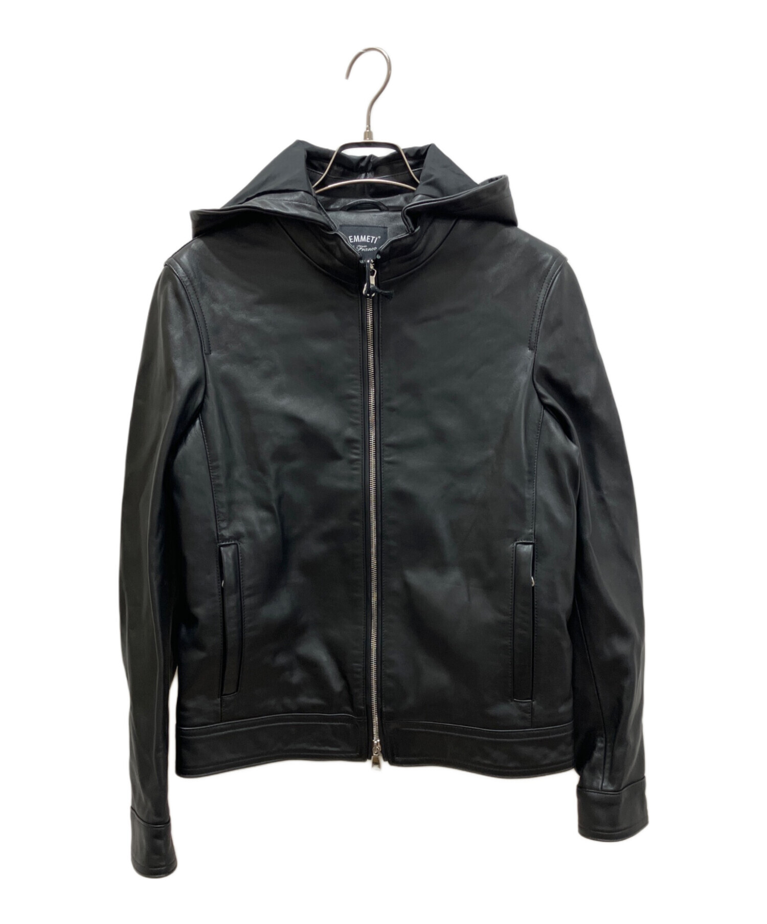 中古・古着通販】EMMETI (エンメティ) JURI HOODIE ラムレザー 