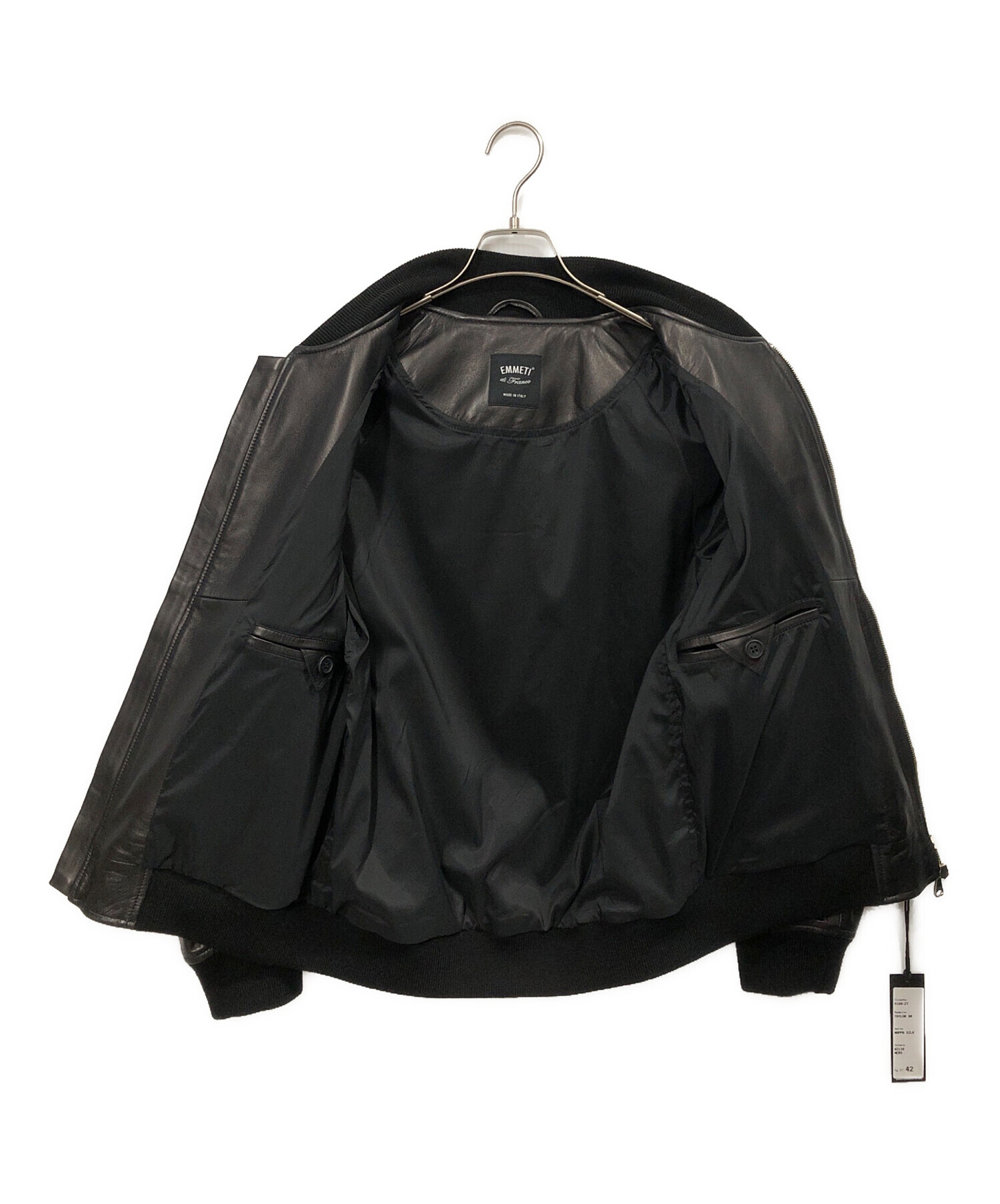 中古・古着通販】EMMETI (エンメティ) TAYLOR BR ブラック サイズ:42