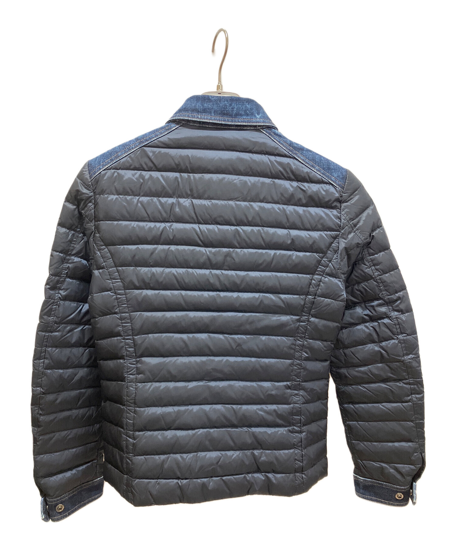 MOORER ムーレー デニム 中古・古着通販】MOORER (ムーレー) デニムナイロンダウンジャケット