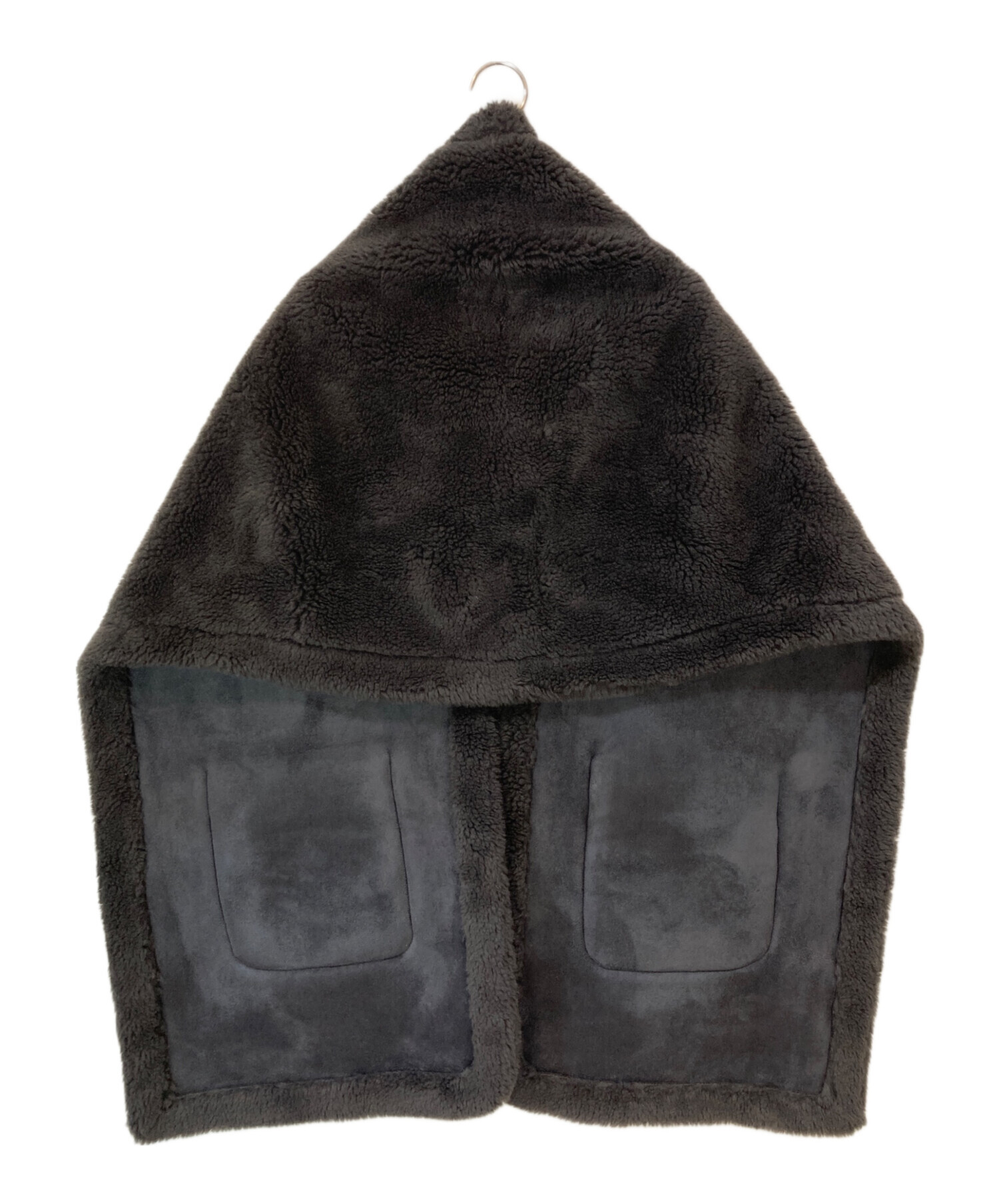 中古・古着通販】HAUNT (ハウント) ボアストール ダークグレー サイズ