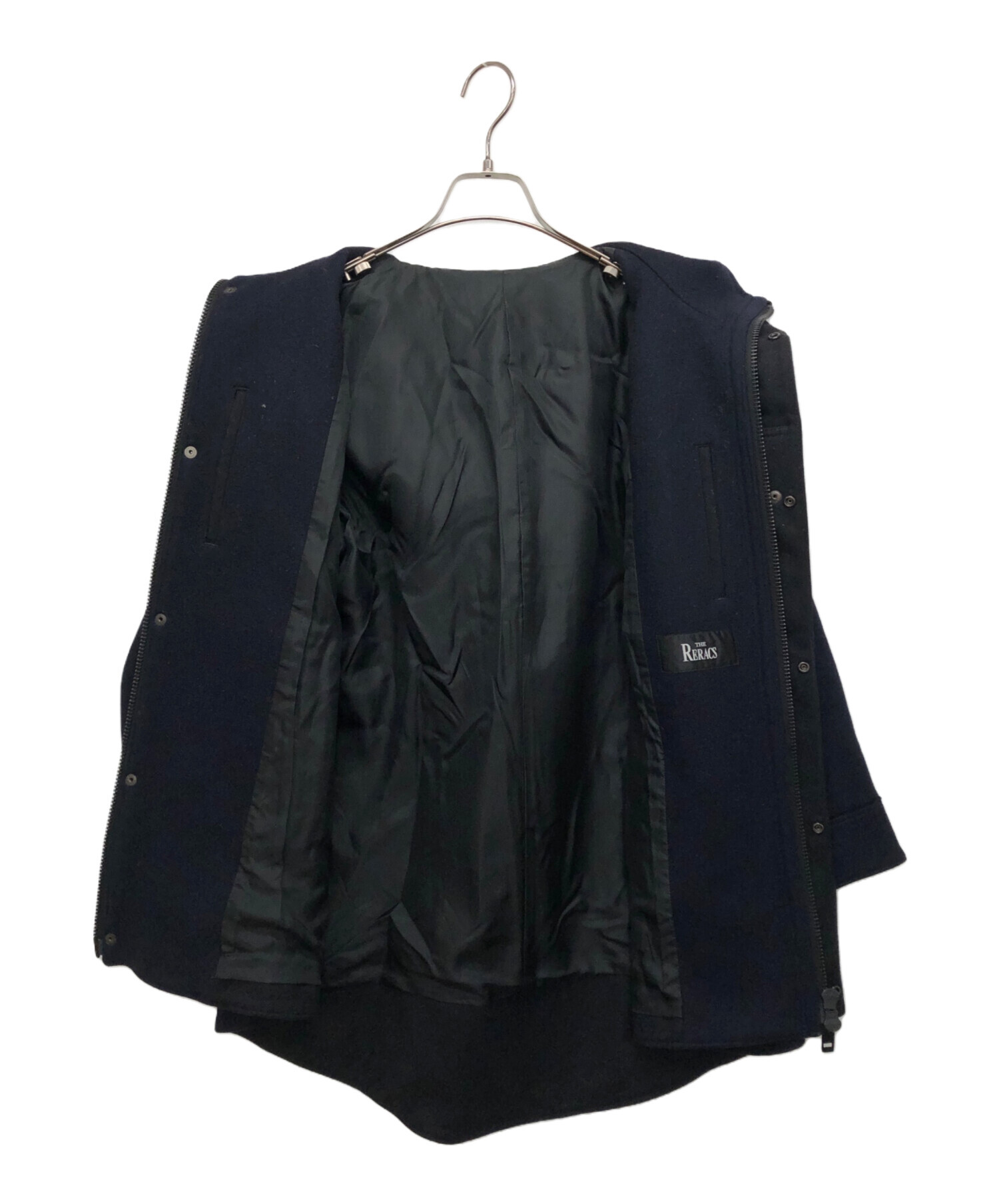 中古・古着通販】THE RERACS (ザ リラクス) ウールフーデッドコート