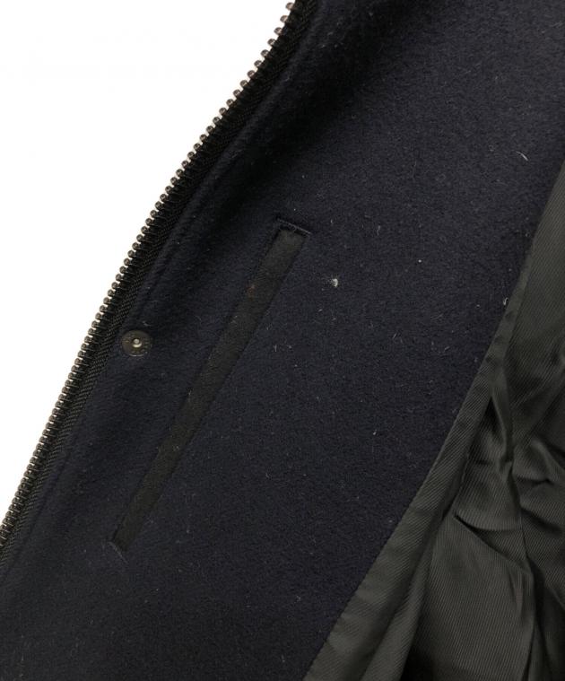 美品✨THE RERACS メルトンウール フーデッドコート ネイビー 36 中古・古着通販】THE RERACS (ザ リラクス) ウールフーデッドコート