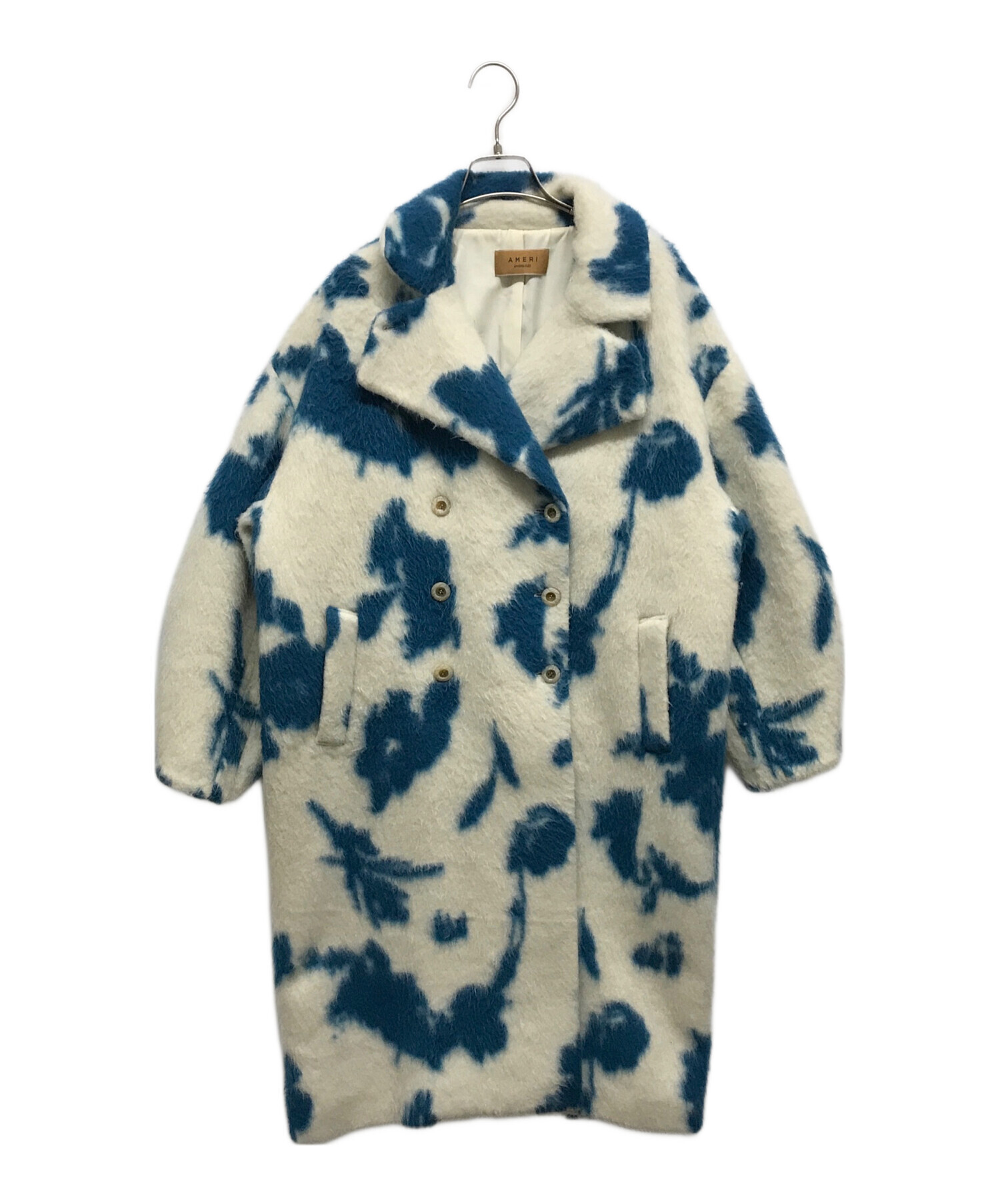 中古・古着通販】AMERI (アメリ) UND SHADOW FLOWER WOOL COAT 