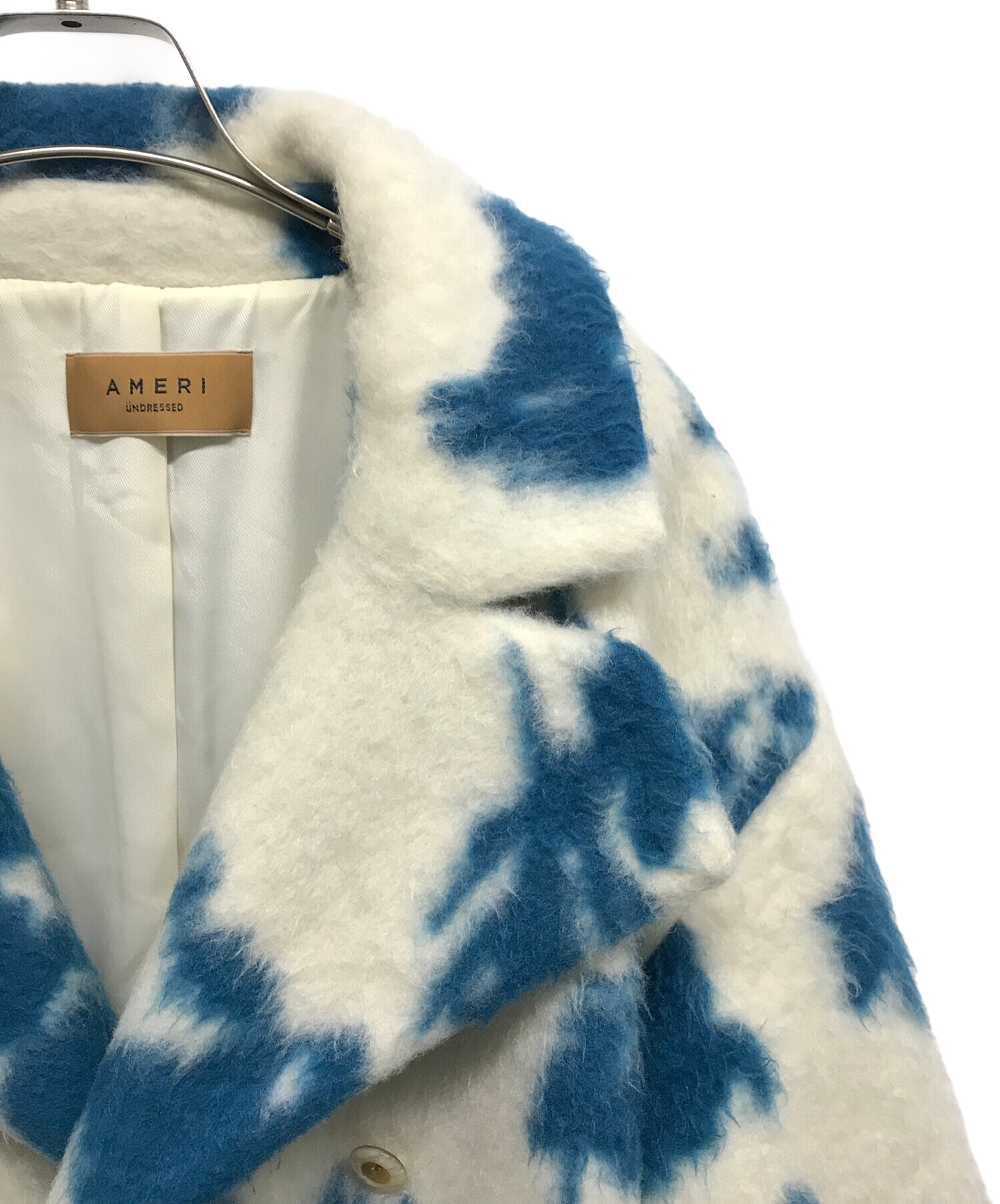 中古・古着通販】AMERI (アメリ) UND SHADOW FLOWER WOOL COAT 