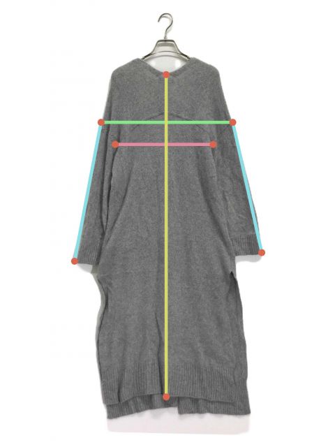 velnica ヴェルニカ ニットガウン　グレー Velnica » 【Velnica.15周年企画】ロングニットガウン一般発売開始