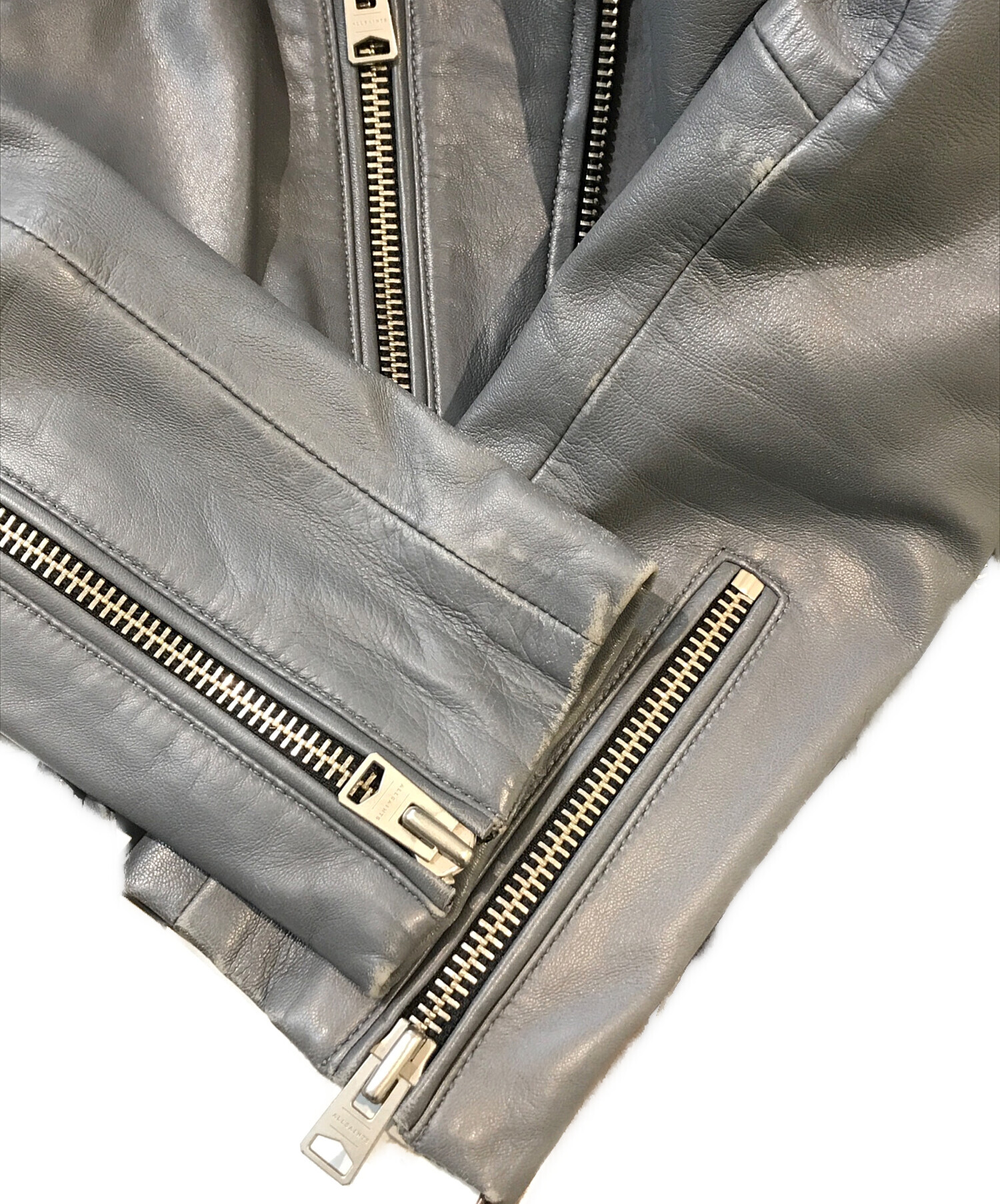 新品未使用♪ ALLSAINTS ライダースジャケット UK8 中古・古着通販】ALL SAINTS (オールセインツ) レザーライダース