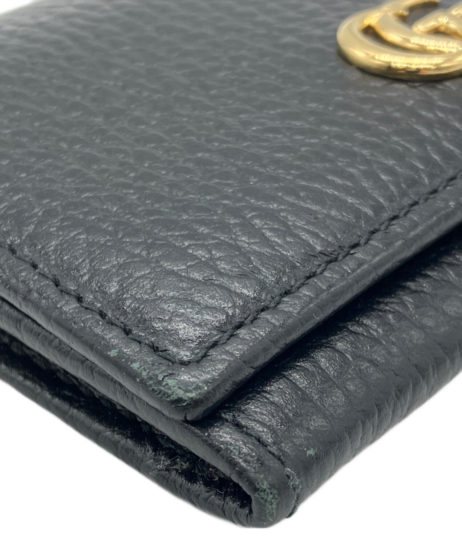 未使用　グッチケース 中古・古着通販】GUCCI (グッチ) ダブルG カードケース ブラック