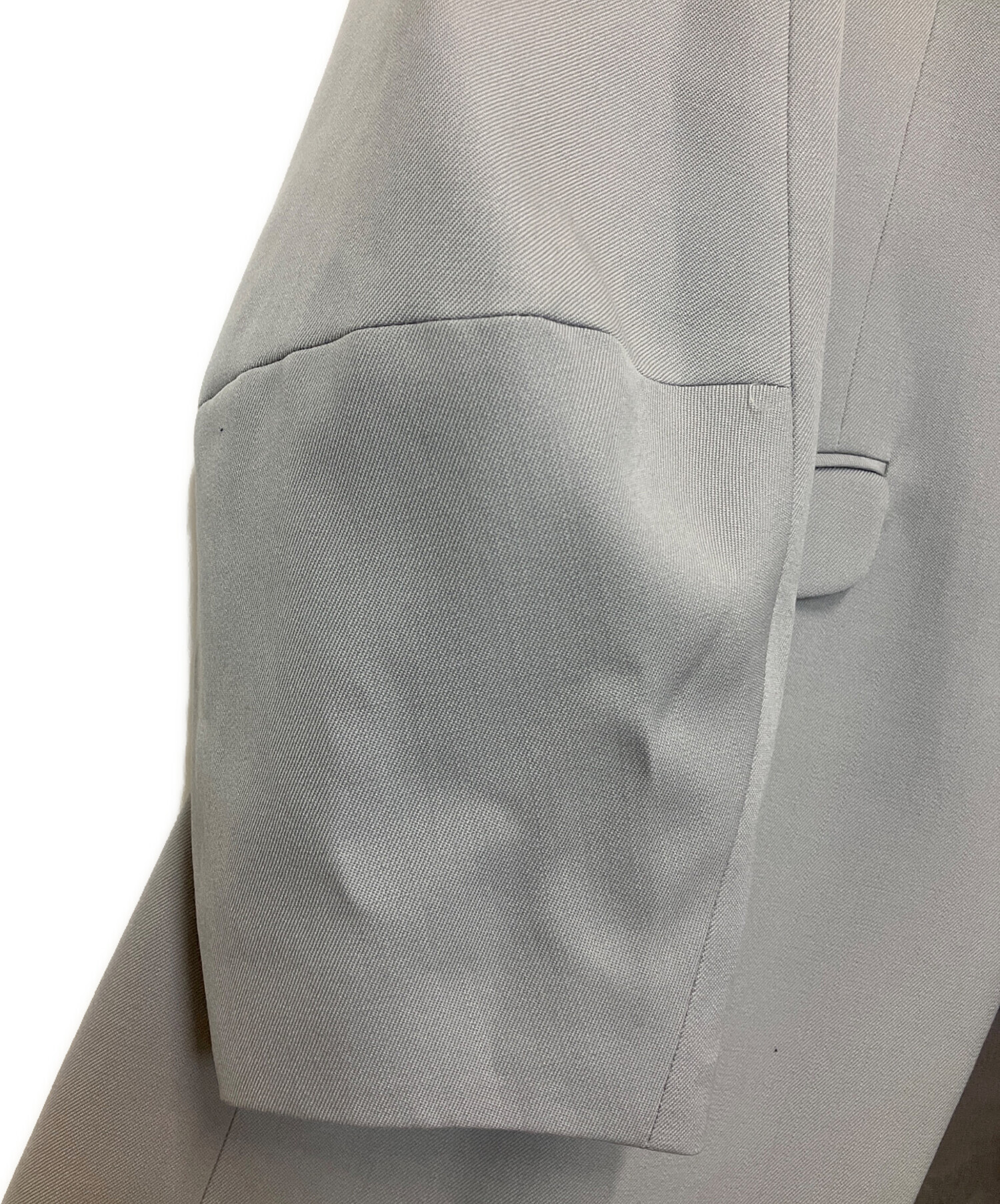中古・古着通販】MURRAL (ミューラル) Melt jacket グレー サイズ:Free 中古・古着通販】MURRAL (ミューラル) Melt jacket グレー サイズ:Free