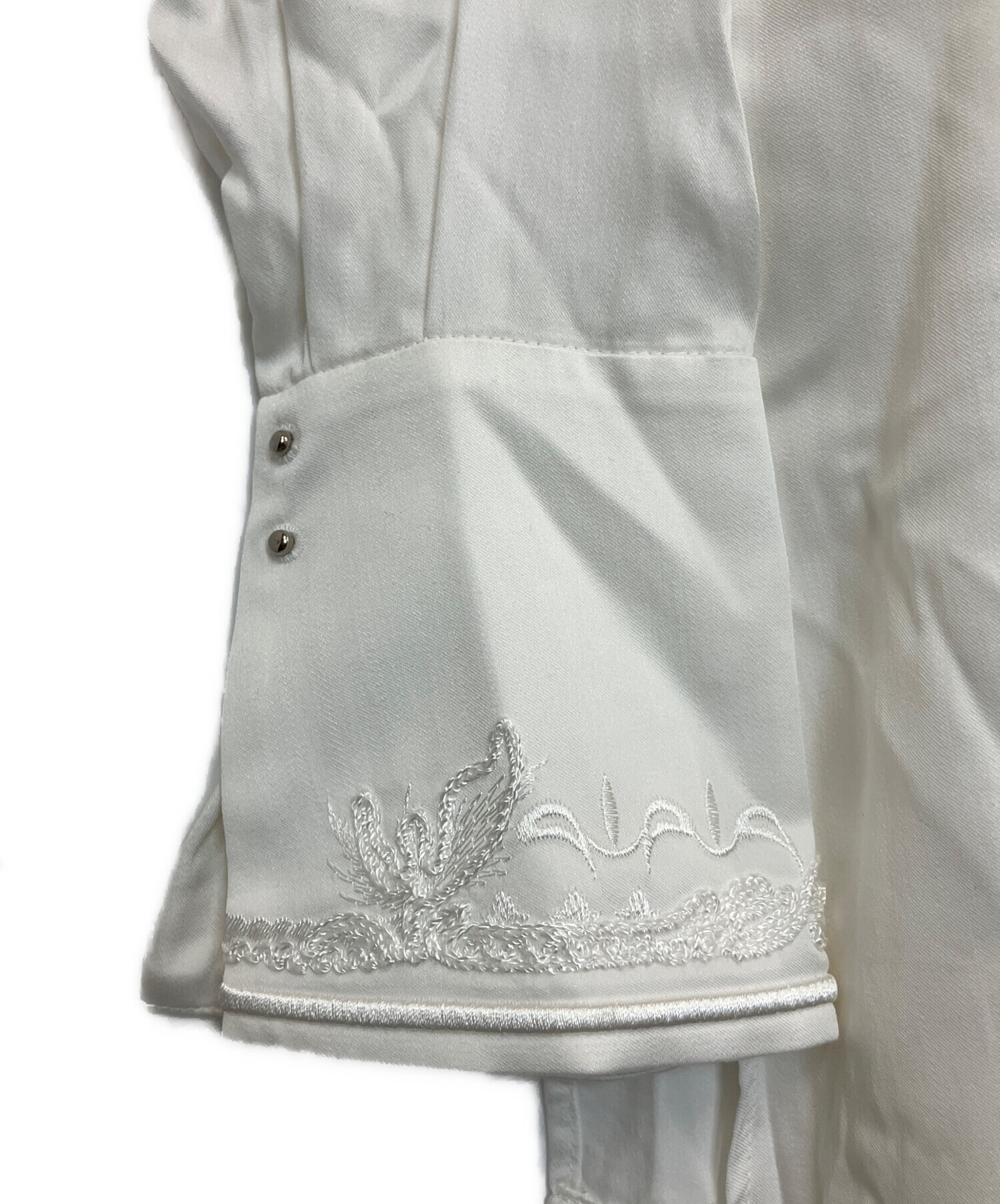 ミューラル　Framed embroidery wrap shirt　24AW 中古・古着通販】MURRAL (ミューラル) Framed embroidery wrap shirt