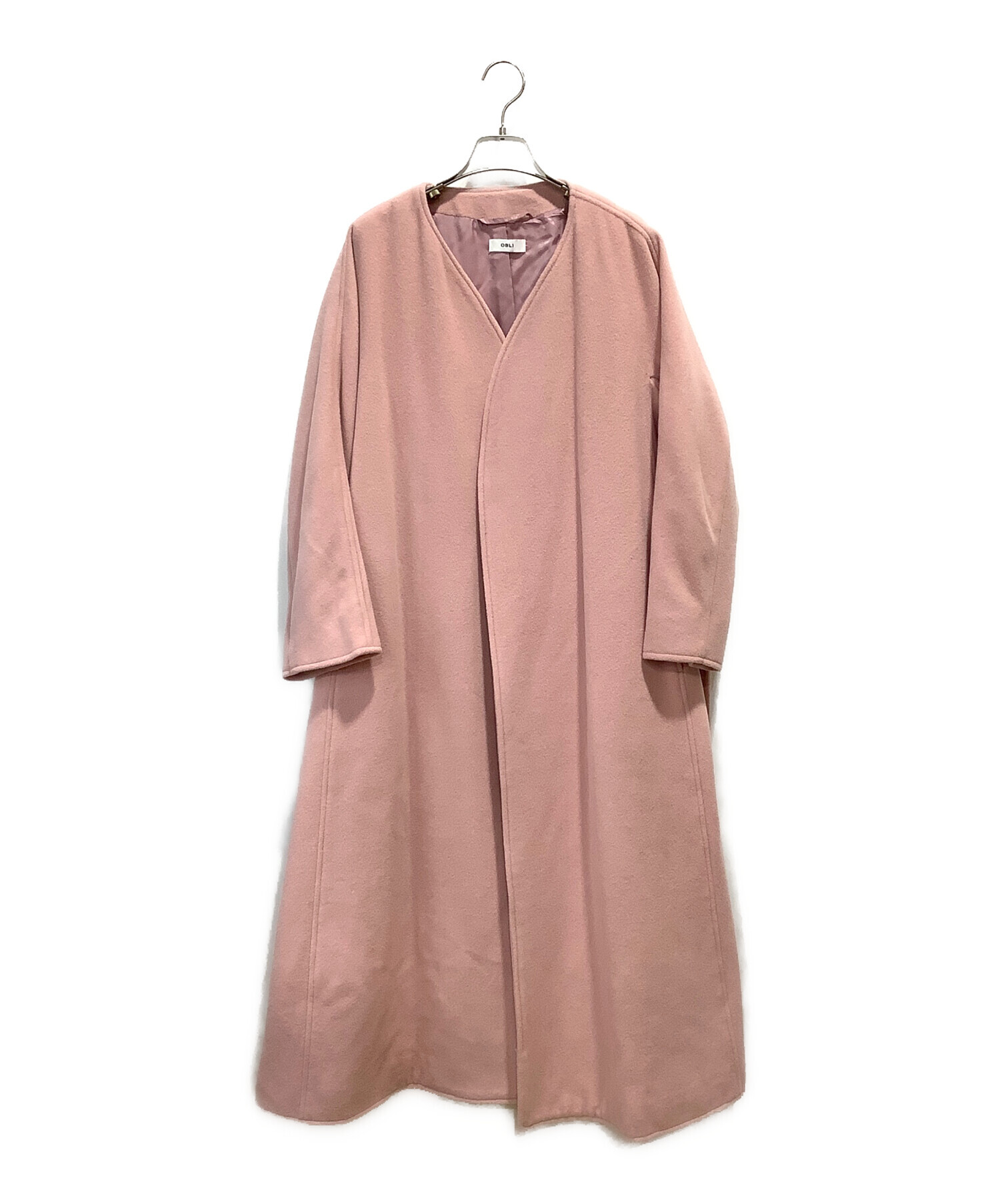 OBLI オブリ ピンクウールコート ピンクコート ピンクウールコート | OTHER | OBLI