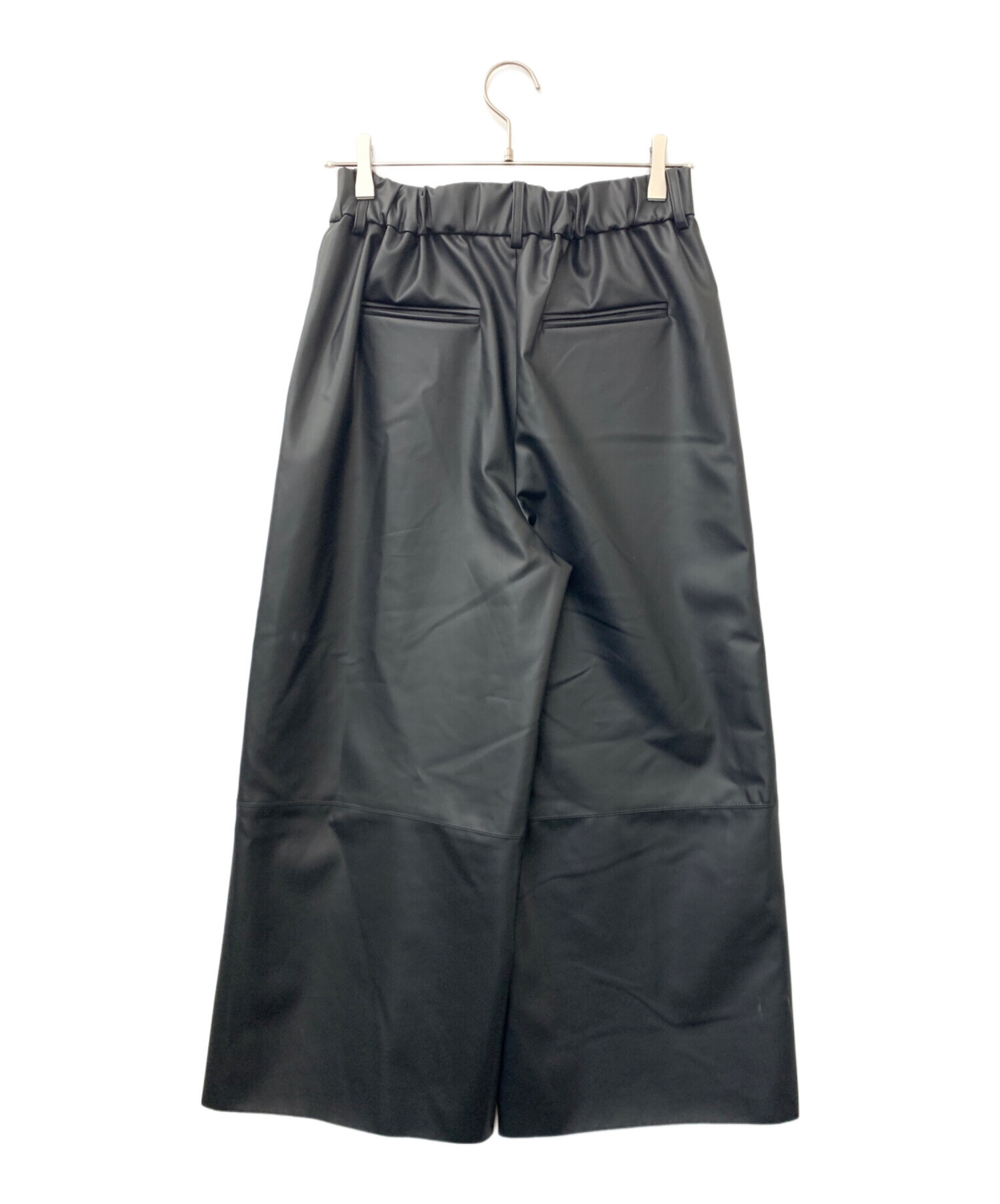 中古・古着通販】Heve (ヘイヴ) rubber pants ブラック サイズ:38 