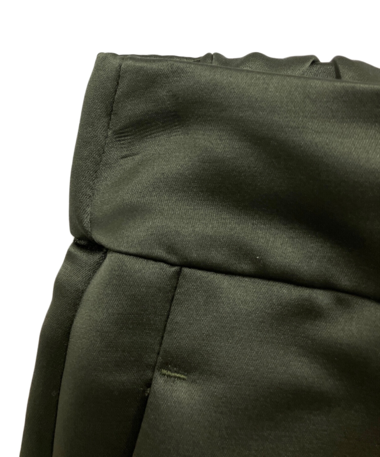 中古・古着通販】Heve (ヘイヴ) satin flare gaucho PT オリーブ