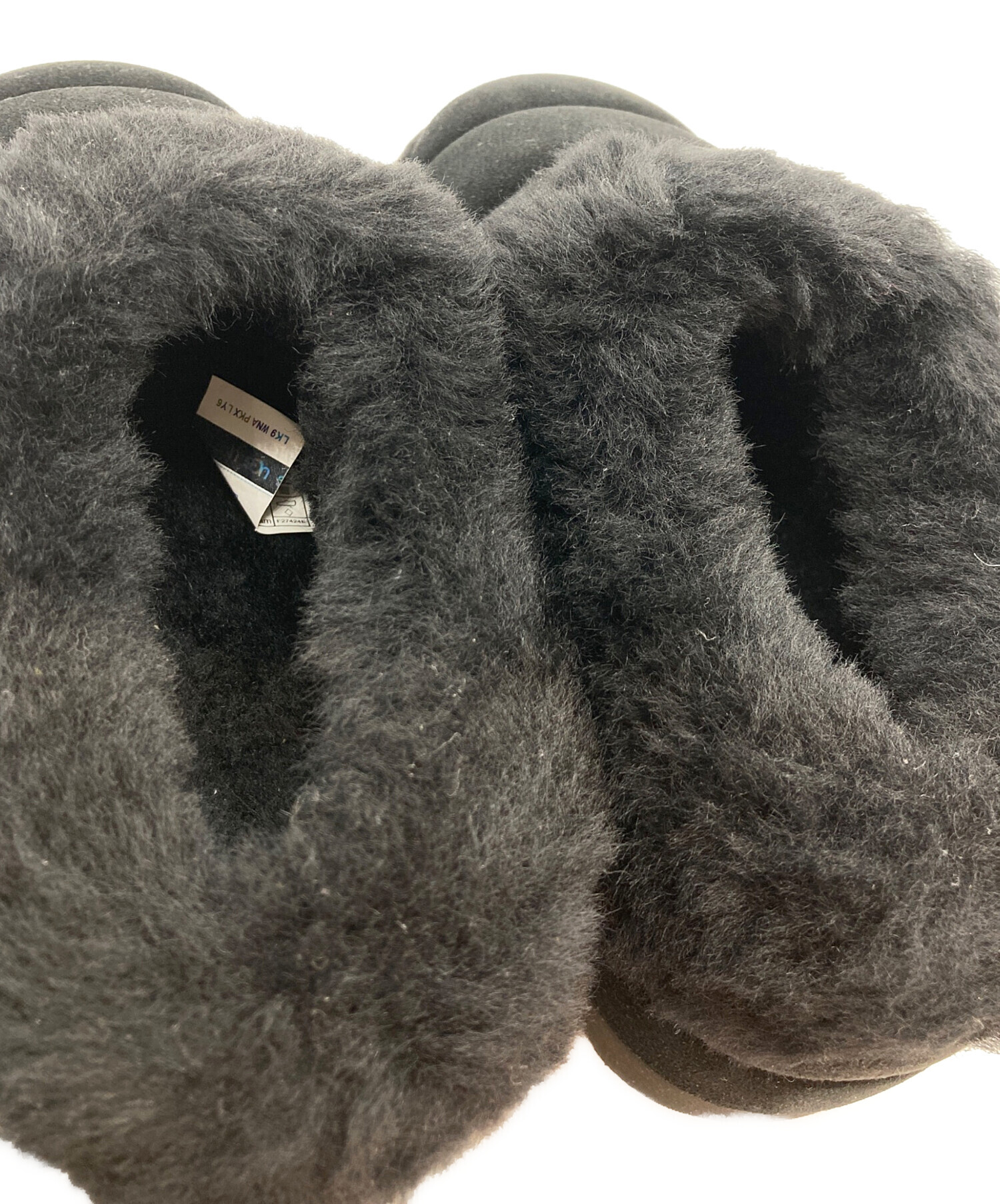 中古・古着通販】UGG (アグ) Tazzlita スウェードスリッポン ブラック