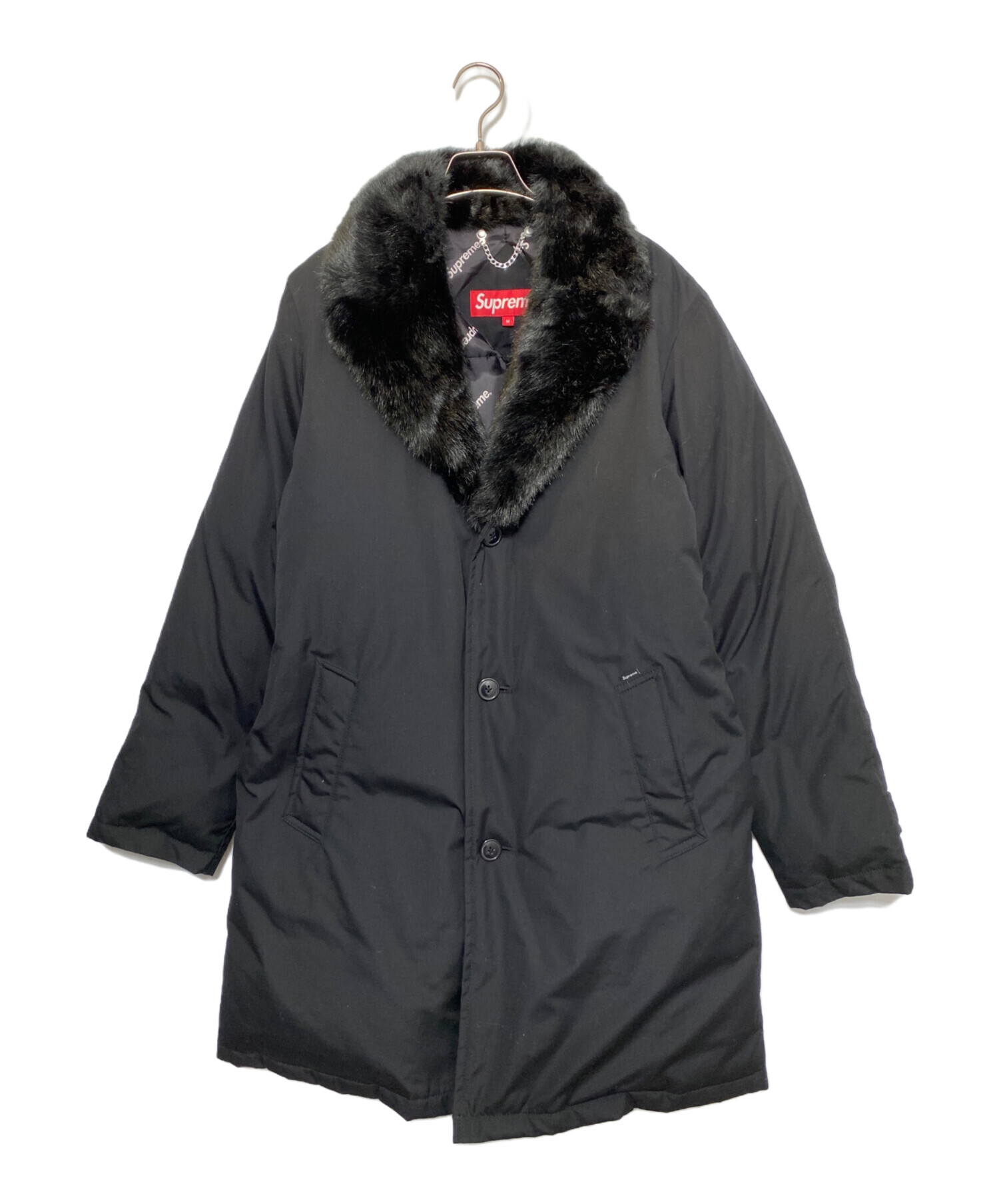 中古・古着通販】SUPREME (シュプリーム) Down Trench Coat ブラック 