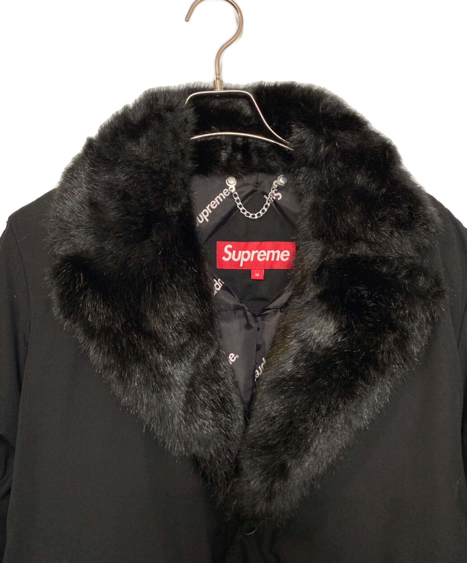 中古・古着通販】SUPREME (シュプリーム) Down Trench Coat ブラック 