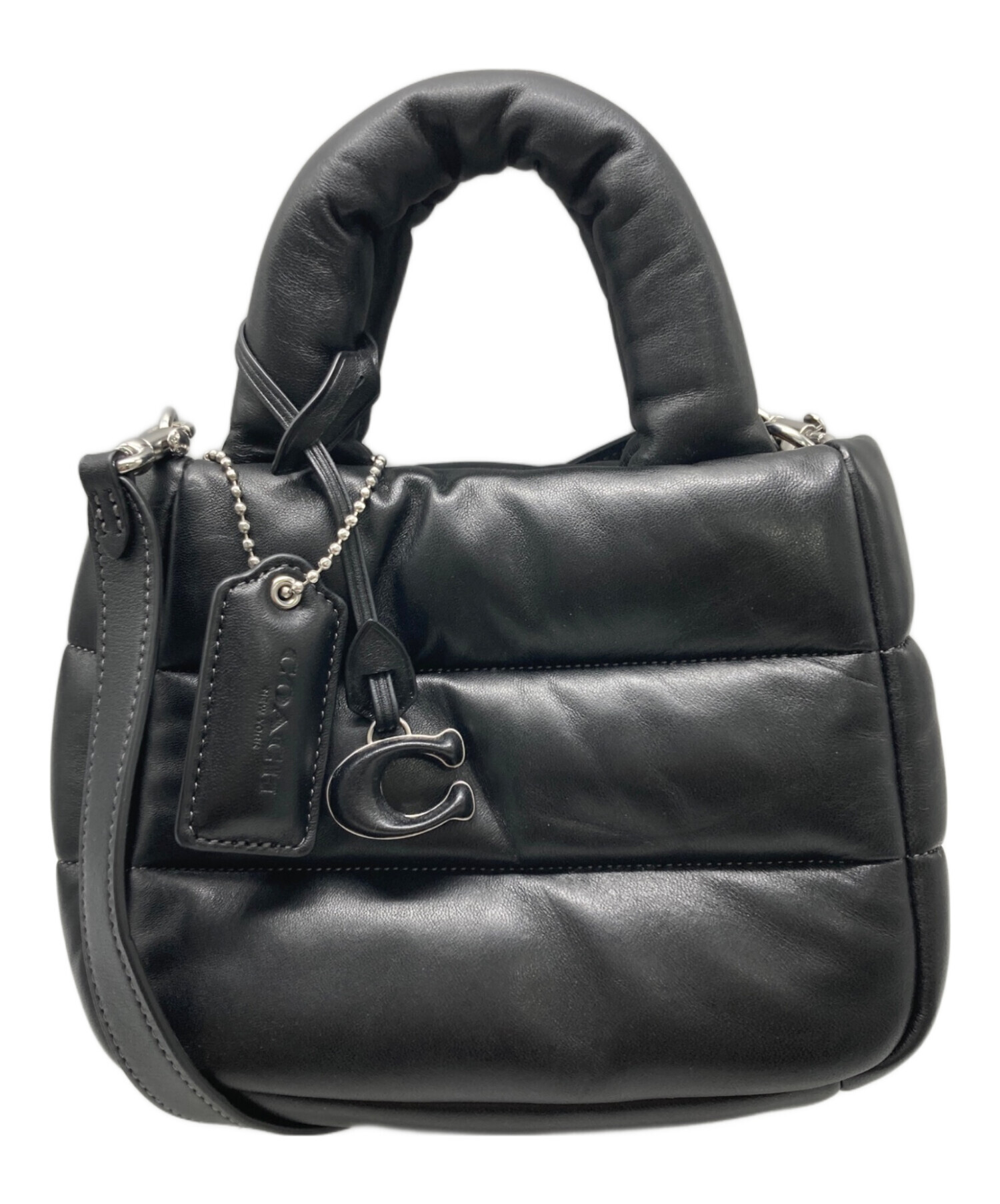 中古・古着通販】COACH (コーチ) ミニ ピロー トート ブラック