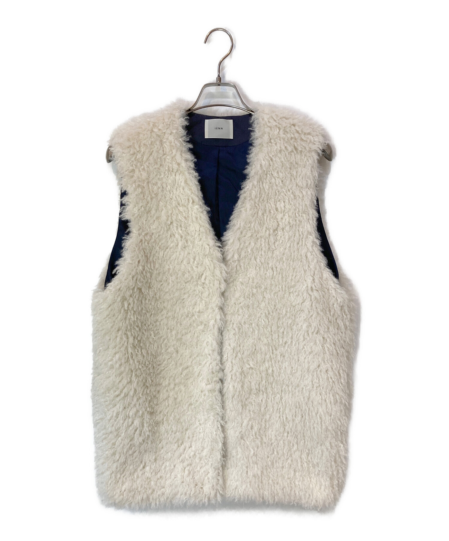 中古・古着通販】IENA (イエナ) カーリーファージレ ホワイト サイズ:F