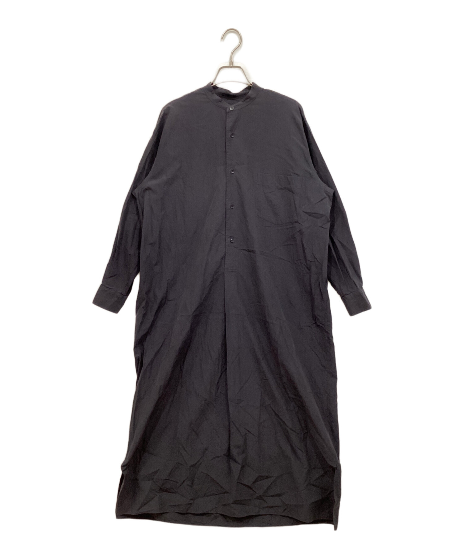 中古・古着通販】COMOLI (コモリ) バンドカラーシャツワンピース