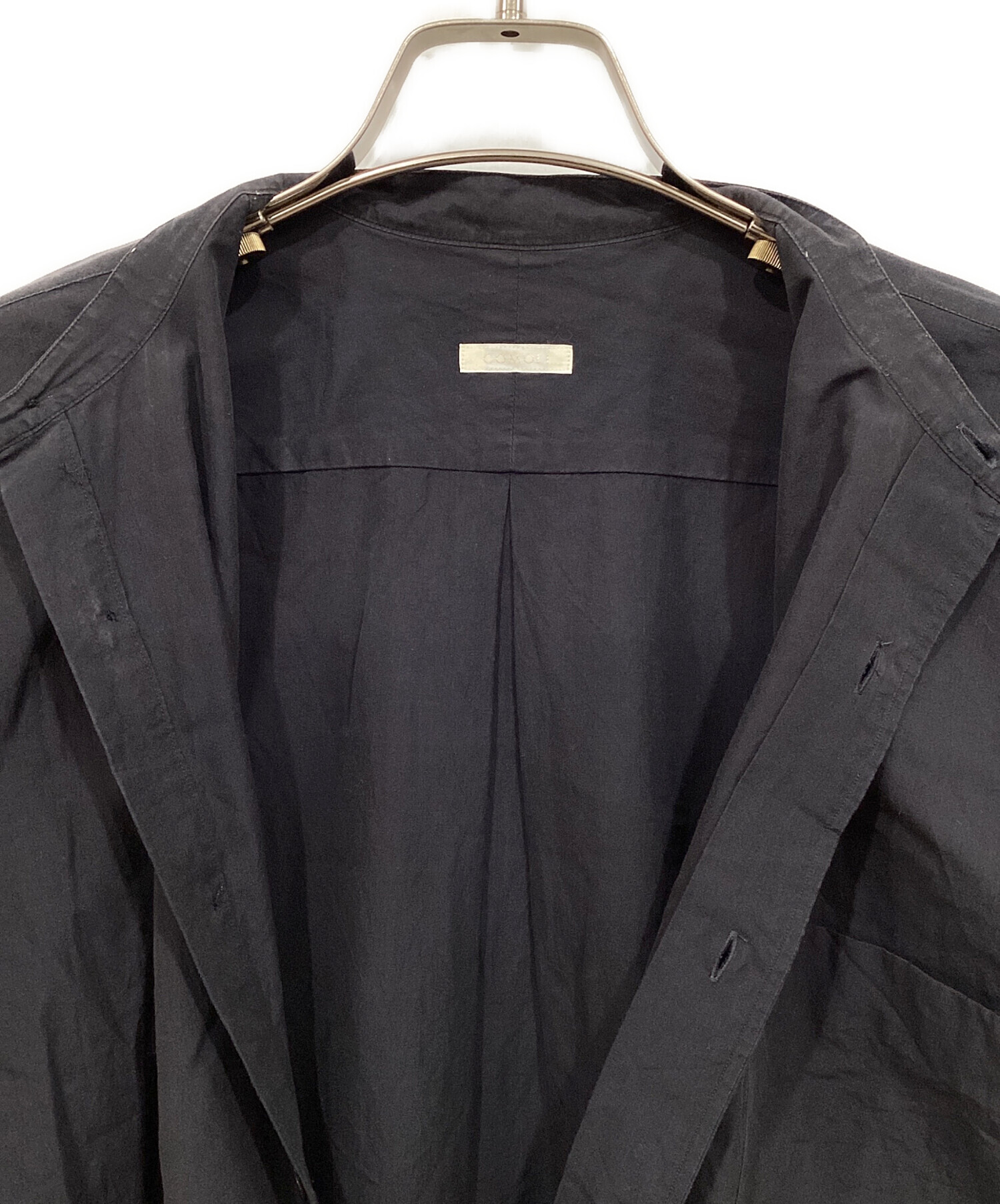 中古・古着通販】COMOLI (コモリ) バンドカラーシャツワンピース
