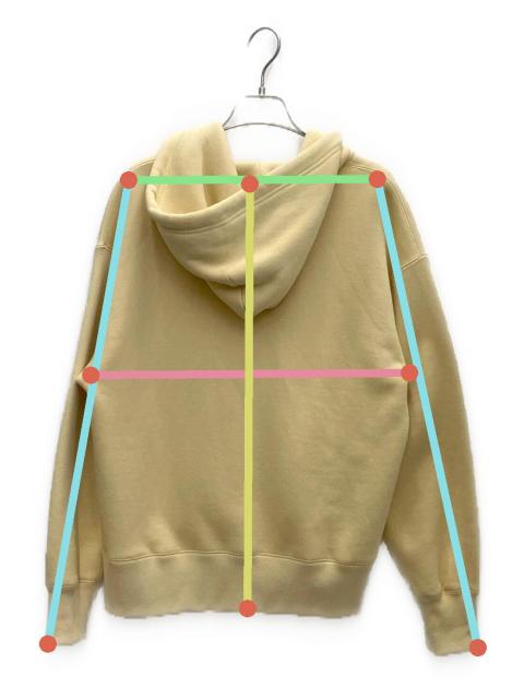 中古・古着通販】HYKE (ハイク) SWEAT HOODIE イエロー サイズ:SIZE1