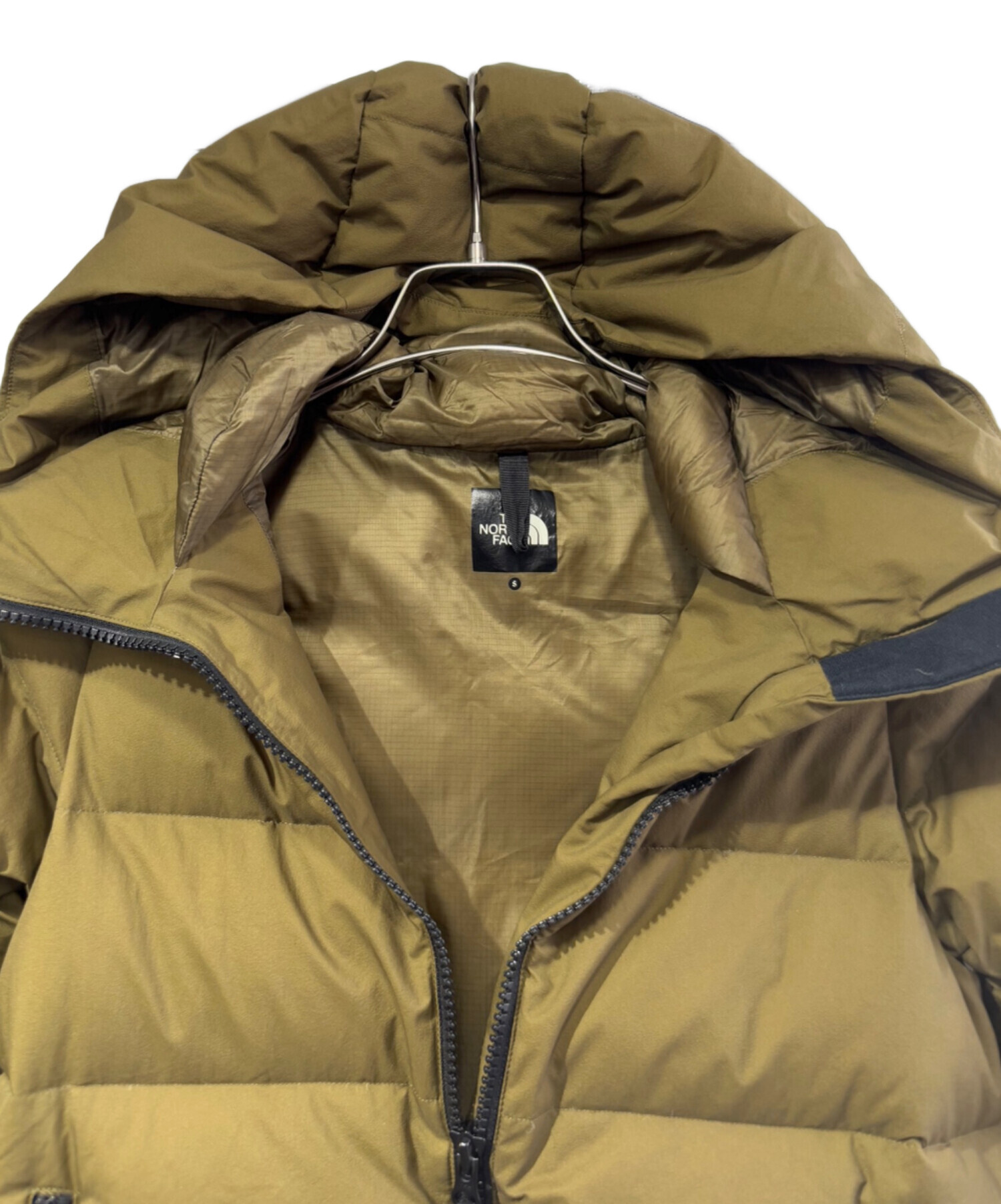 THE NORTH FACE レディース カーキカラー ダウンコートS | ヤマダ