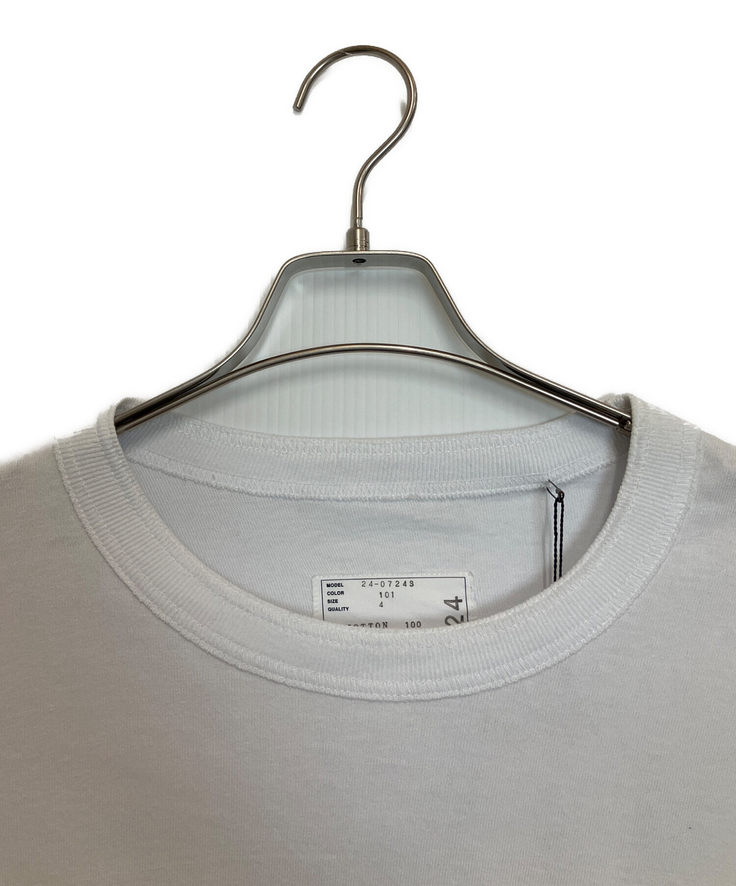 中古・古着通販】sacai (サカイ) KNOW FUTURE L S T-Shirt ホワイト
