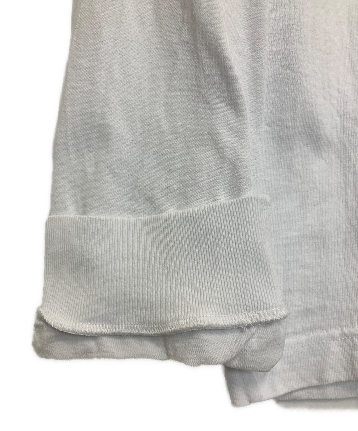 中古・古着通販】sacai (サカイ) KNOW FUTURE L S T-Shirt ホワイト