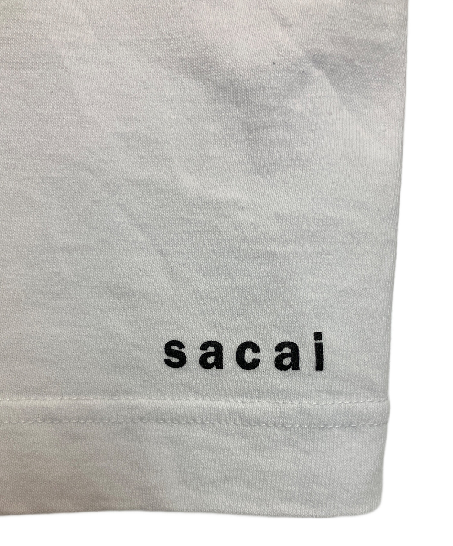 中古・古着通販】sacai (サカイ) KNOW FUTURE L S T-Shirt ホワイト