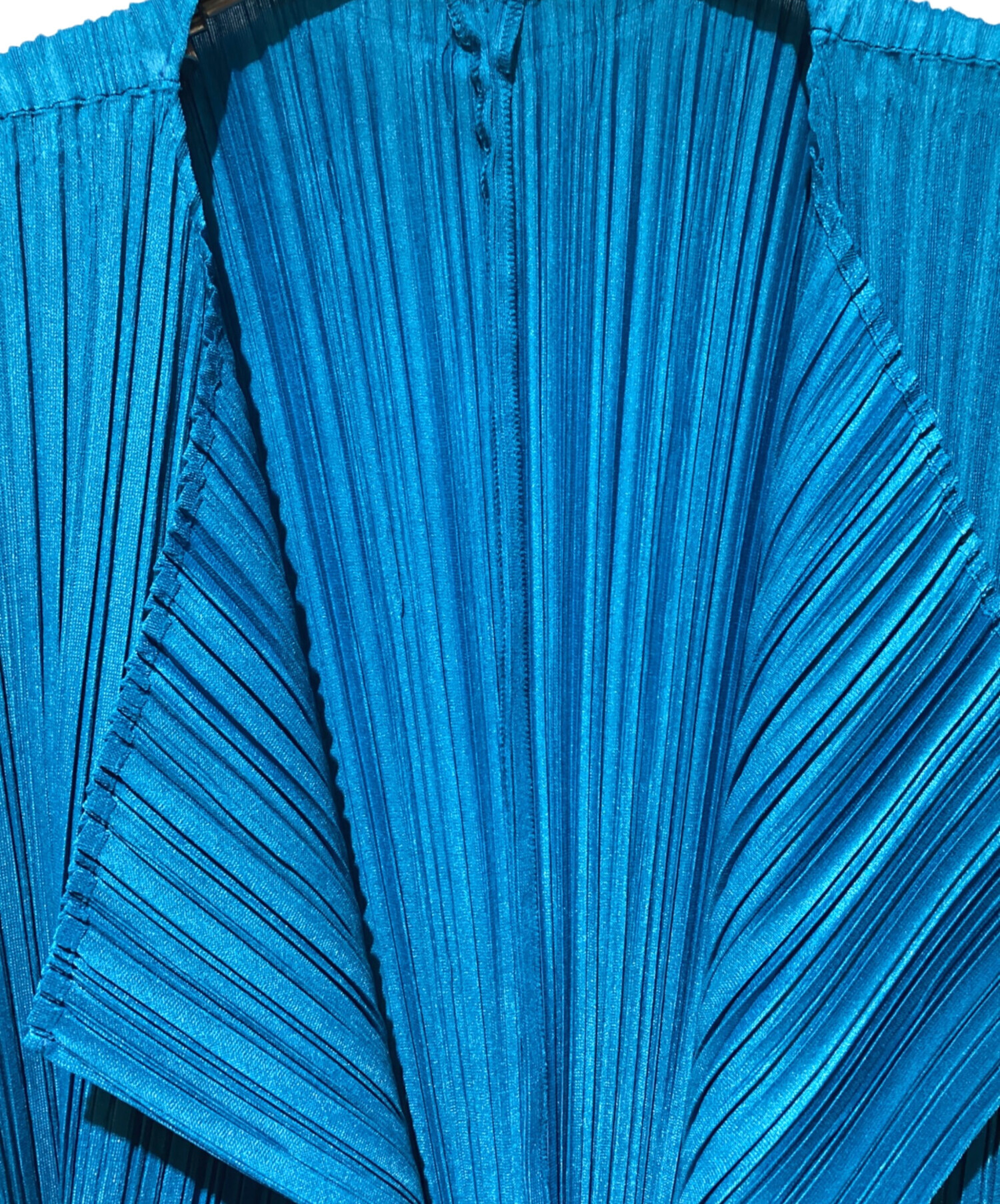 Pleats please ブルー　カーディガン PLEATS PLEASE ISSEY MIYAKE #apc プリーツプリーズ イッセイ