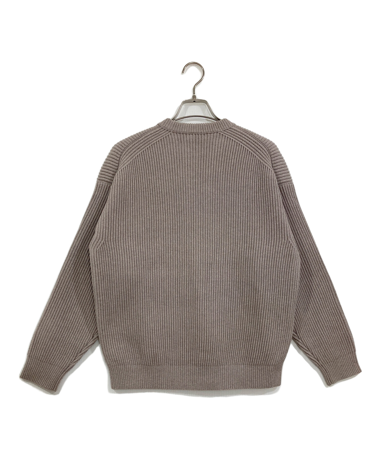 中古・古着通販】AURALEE (オーラリー) SUPER FINE WOOL RIB KNIT BIG 