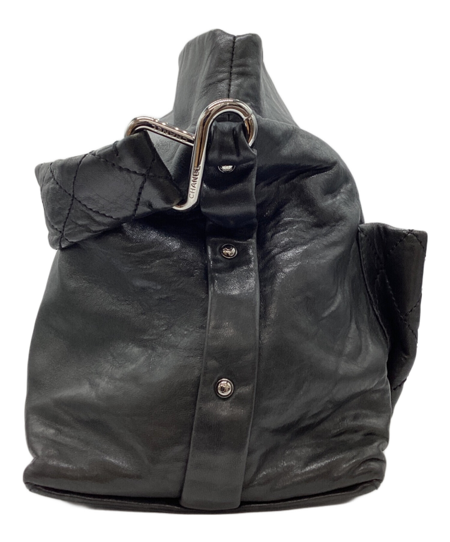 中古・古着通販】CHANEL (シャネル) ラムスキンショルダーバッグ