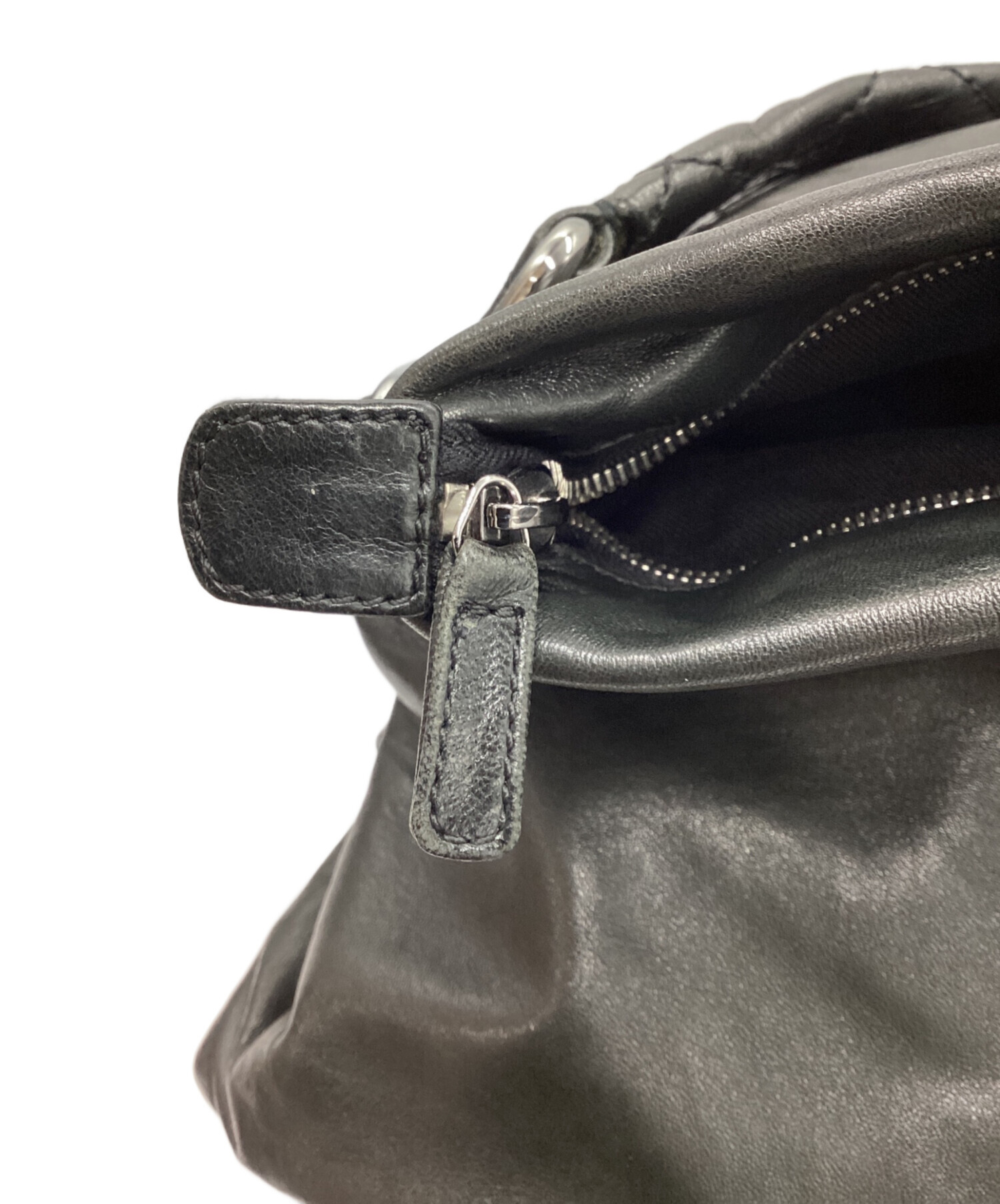 中古・古着通販】CHANEL (シャネル) ラムスキンショルダーバッグ