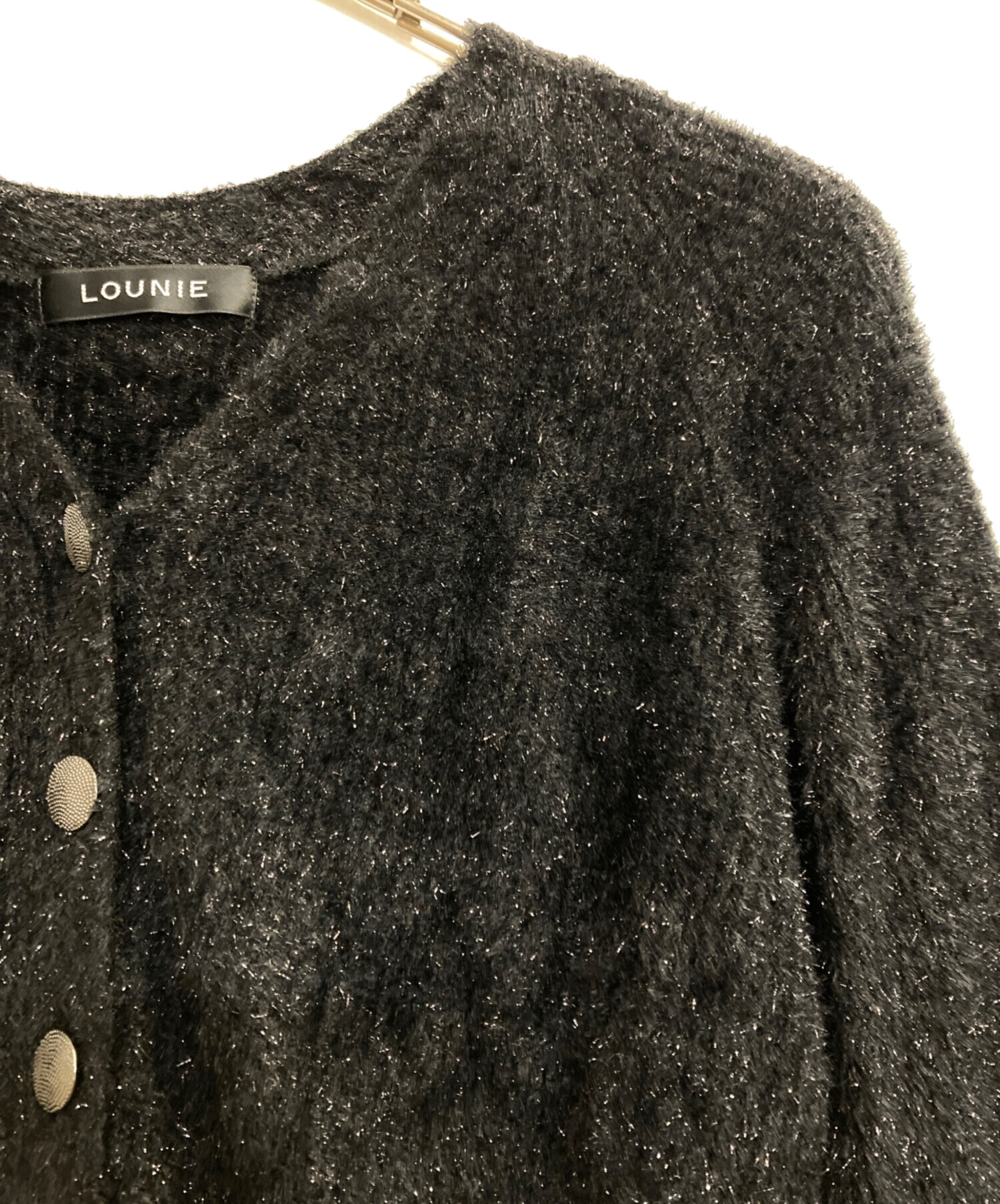 中古・古着通販】LOUNIE (ルーニー) フェザーヤーンニットカーディガン