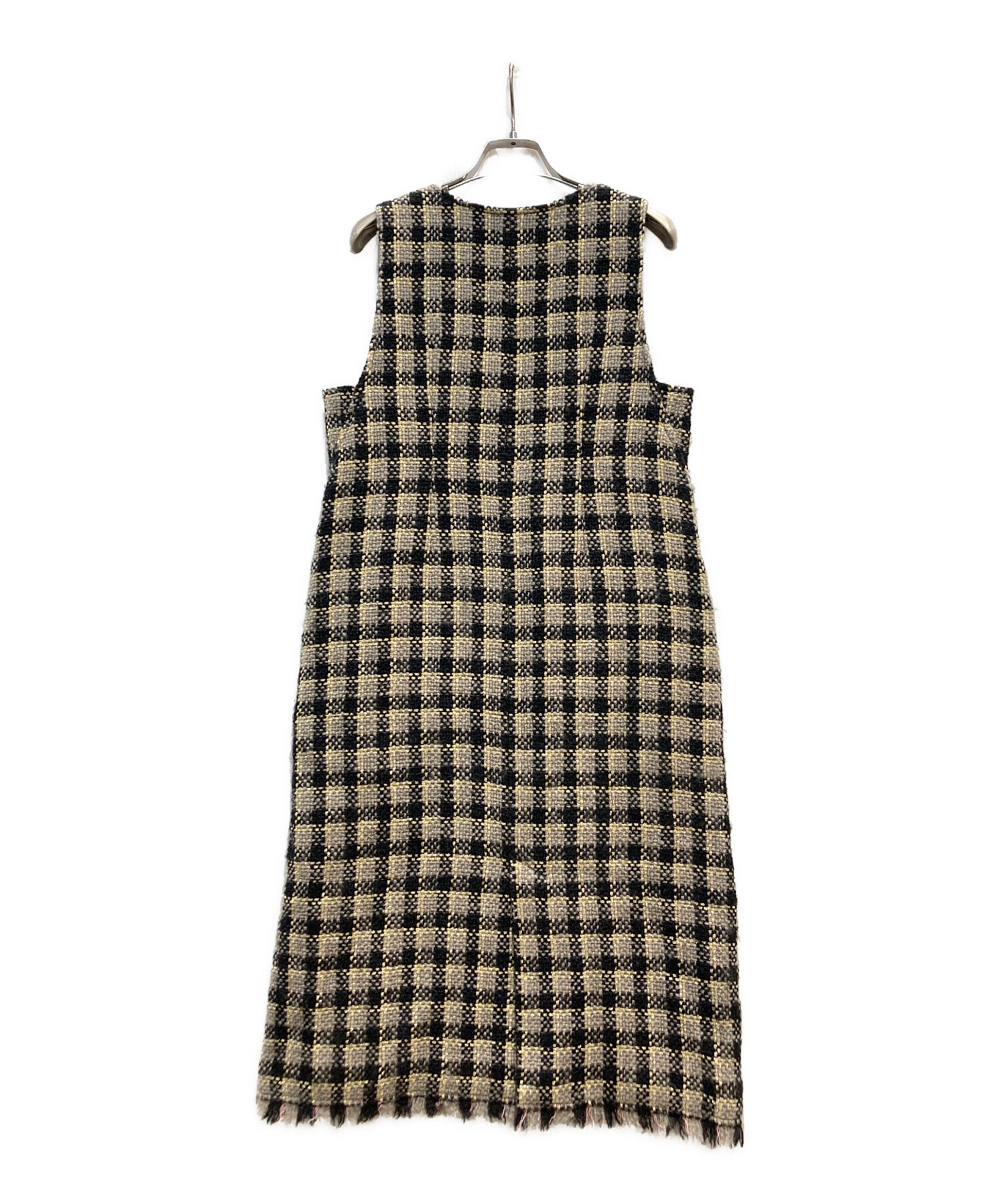 中古・古着通販】LOUNIE (ルーニー) チェックツイードジャンパー