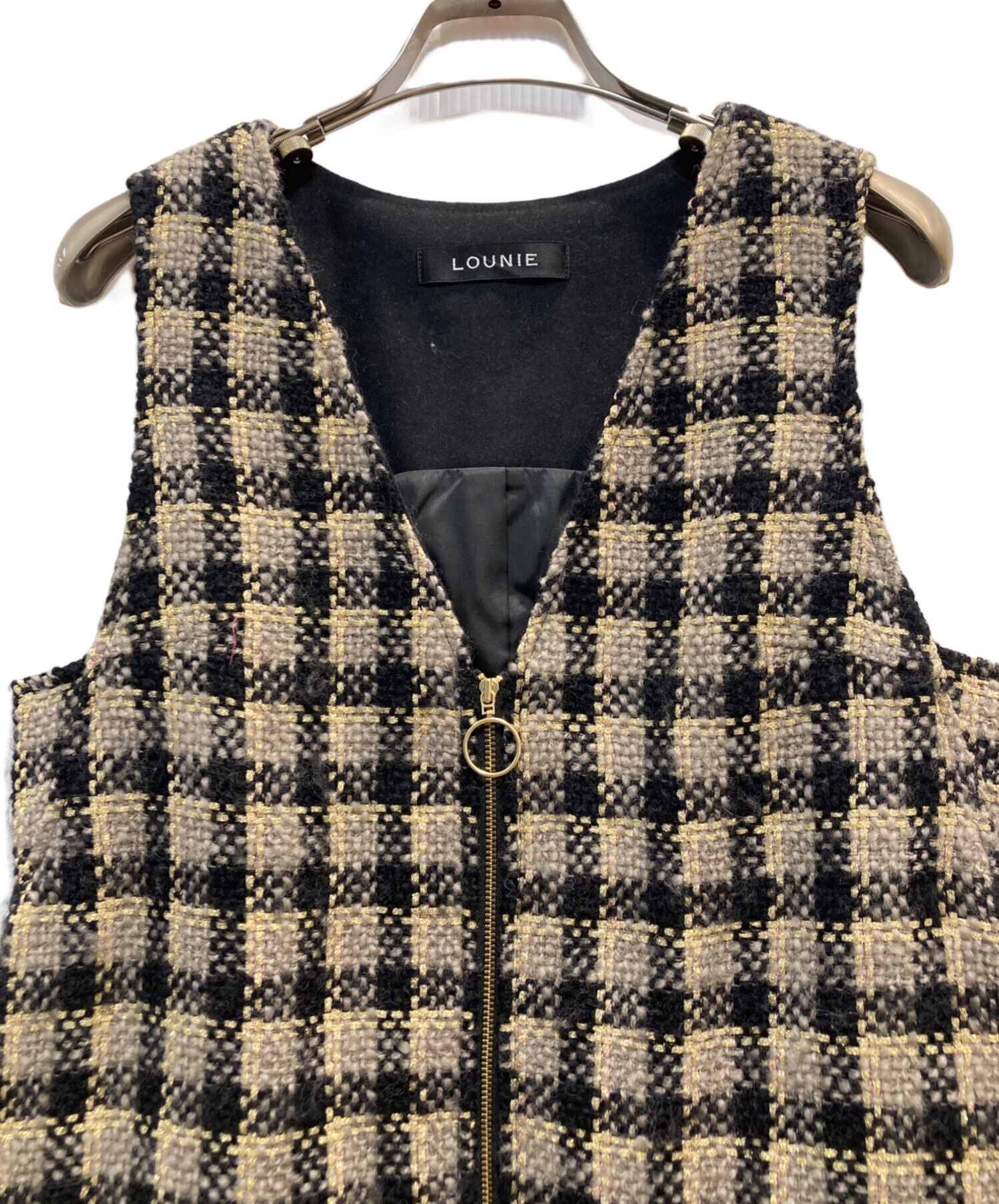 【LOUNIE】ツイード調ジャンパースカート LOUNIE】ツイード調ジャンパースカート Information｜LOUNIE（ルーニィ