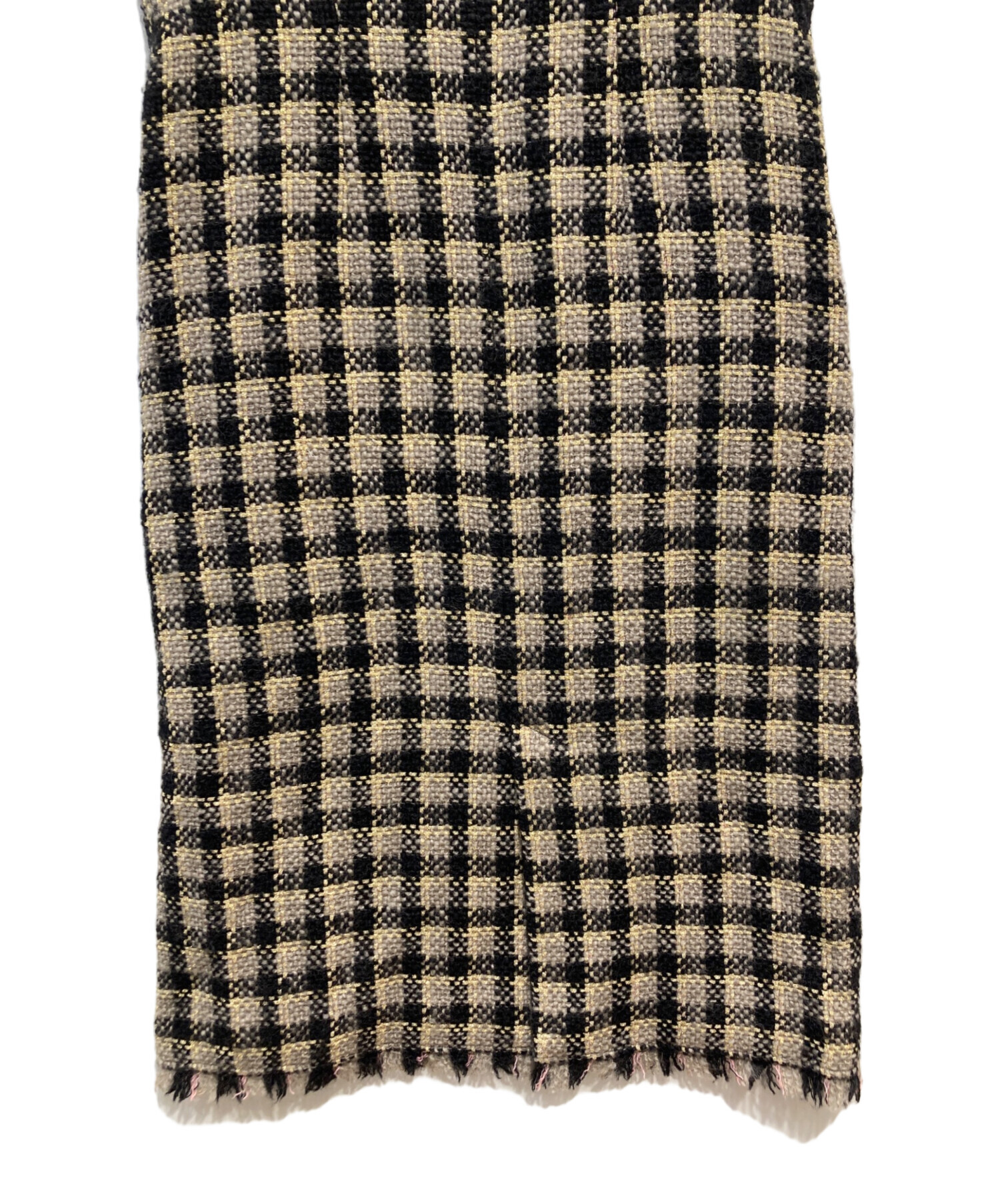 【LOUNIE】ツイード調ジャンパースカート 中古・古着通販】LOUNIE (ルーニー) チェックツイードジャンパー