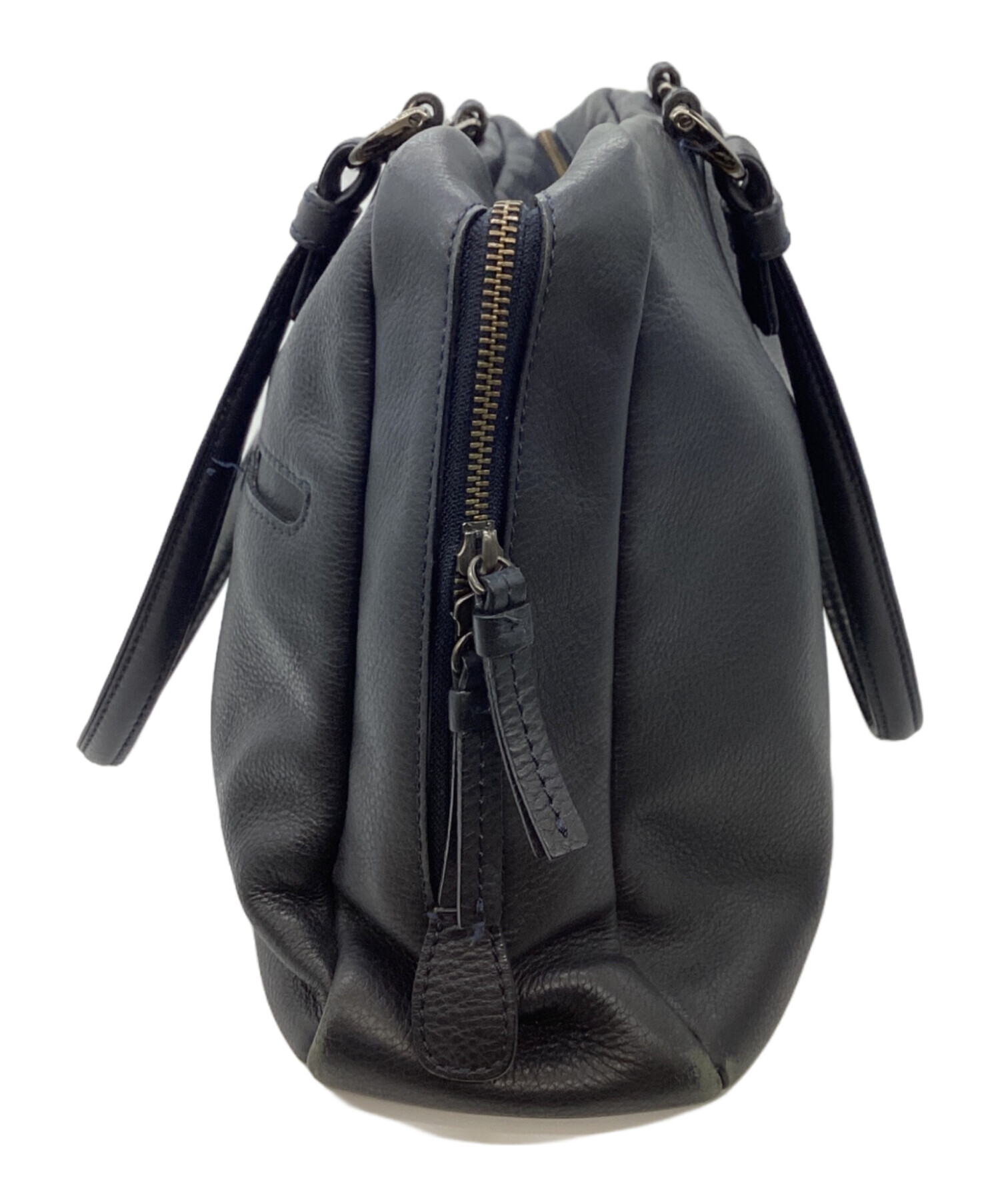 中古・古着通販】土屋鞄 (ツチヤカバン) レザーバッグ ネイビー 