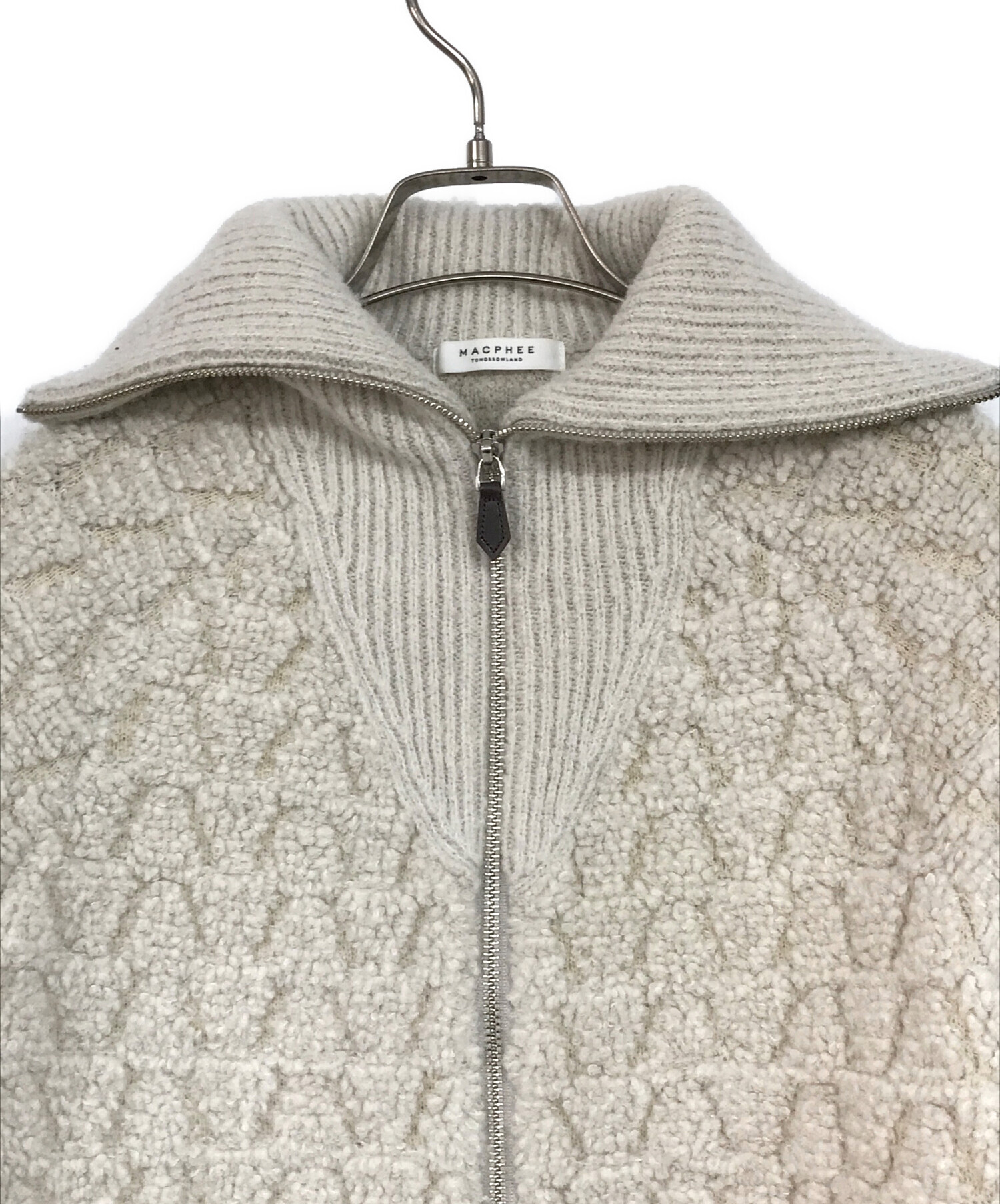 中古・古着通販】MACPHEE (マカフィー) ループジャカード ハイネック