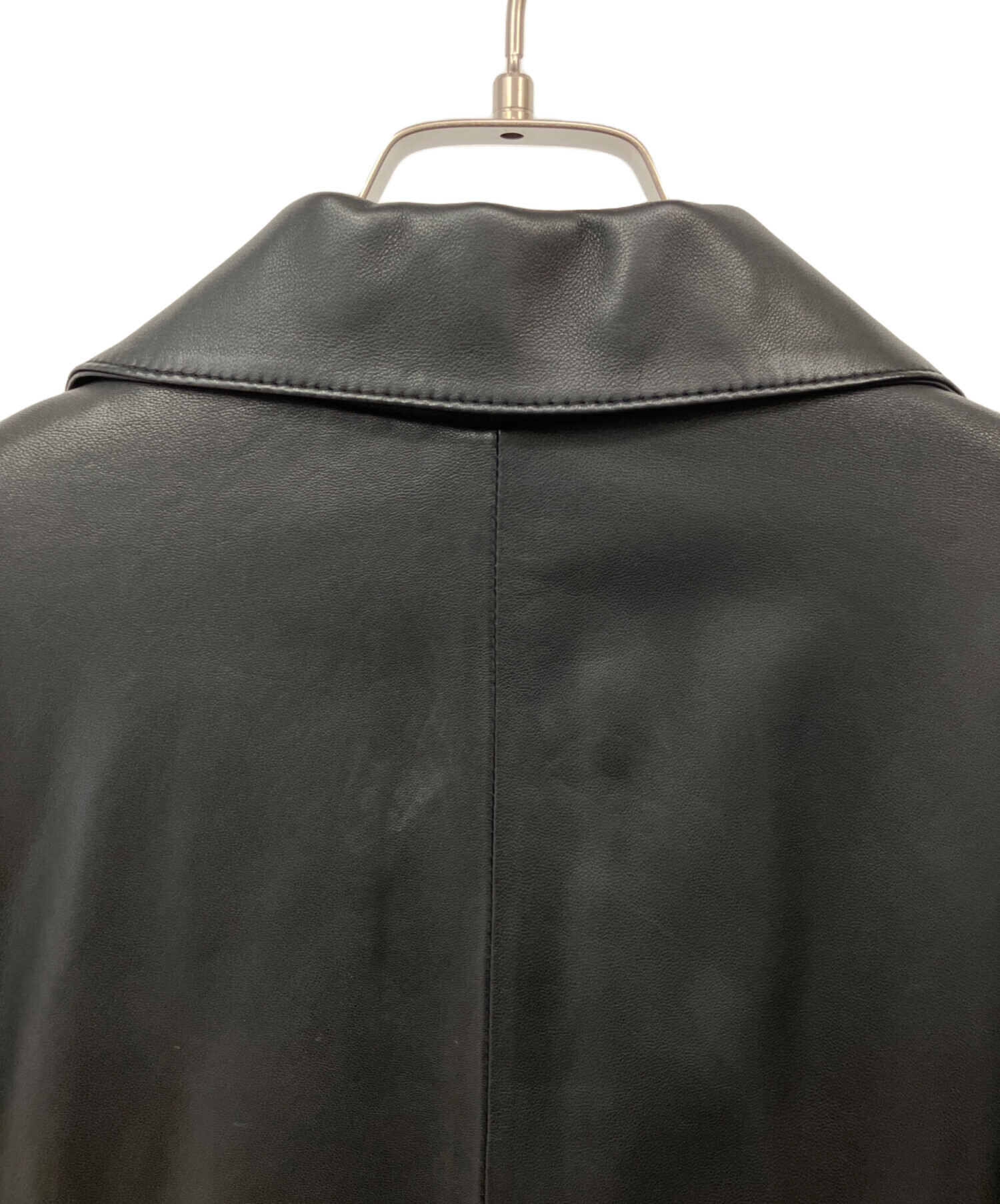 中古・古着通販】VINCE (ヴィンス) レザーライダースジャケット