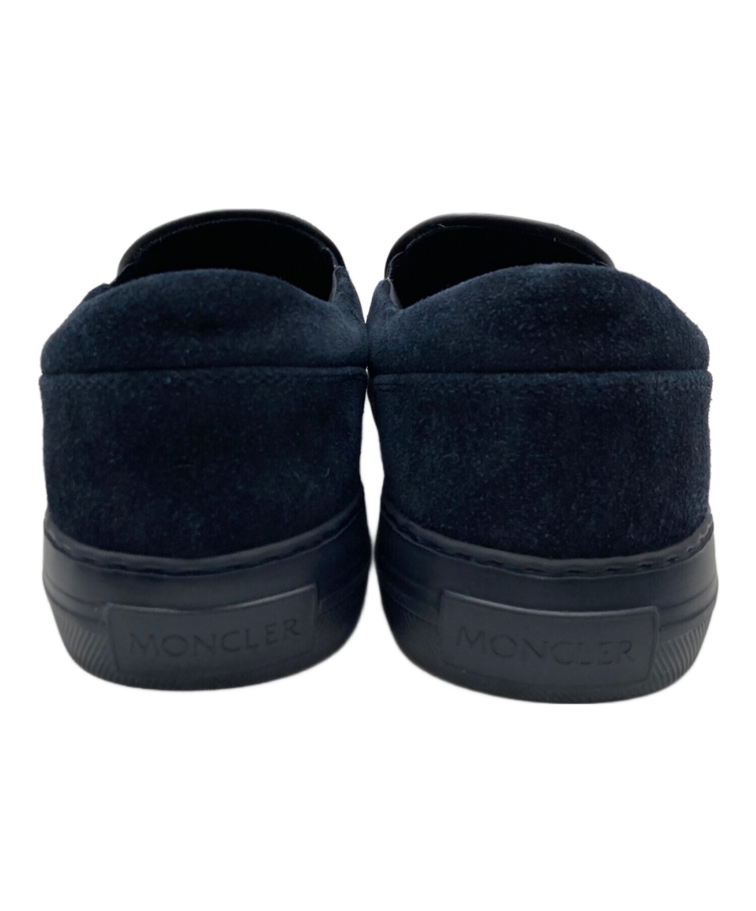 中古・古着通販】MONCLER (モンクレール) スウェードスリッポン