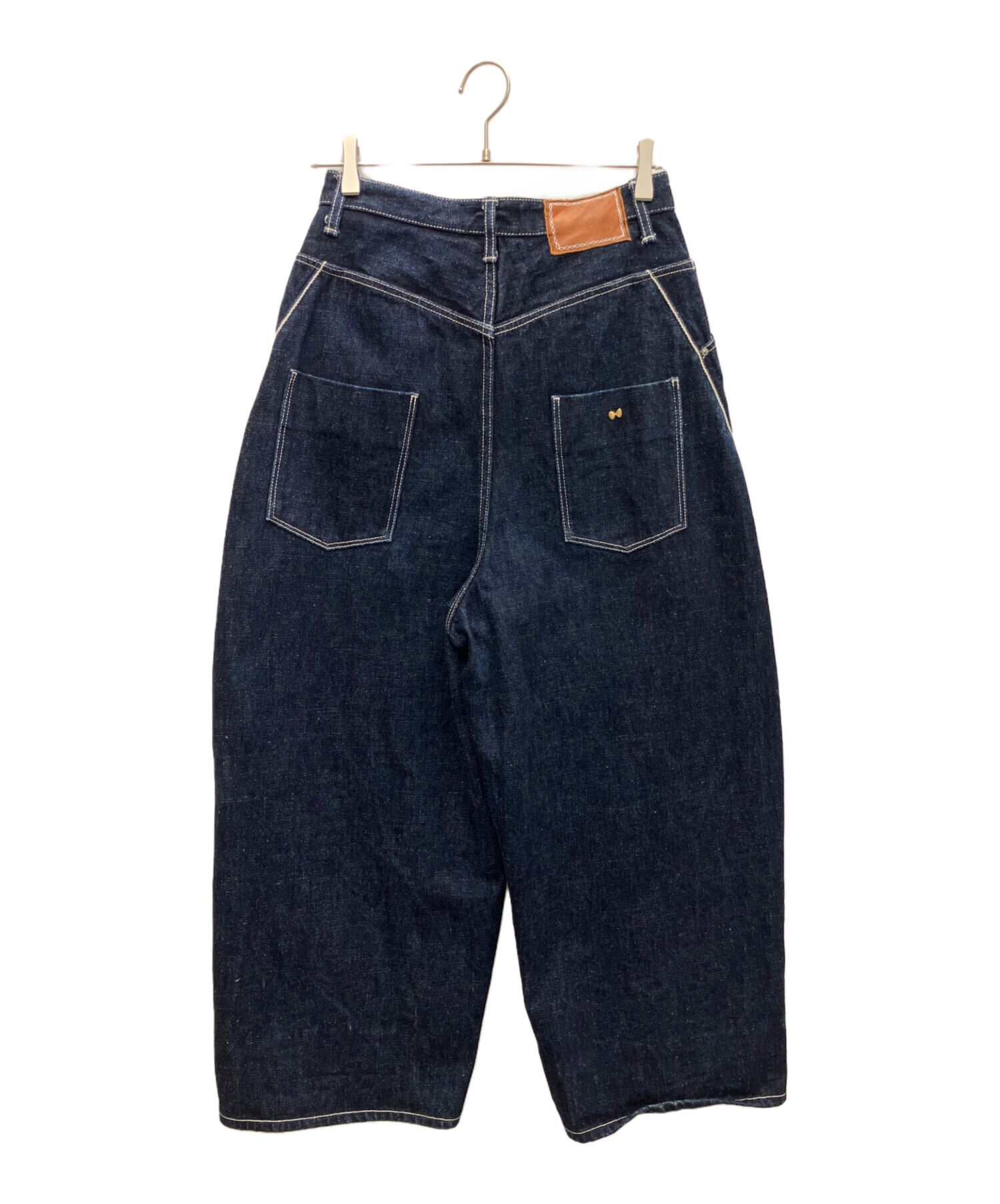 ミナペルホネン インディゴデニム　34 中古・古着通販】mina perhonen (ミナ ペルホネン) always ワイド