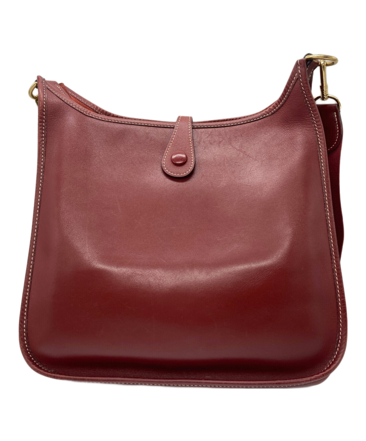 HERMES エルメス ショルダーバッグ TPM 紫 【古着】【中古】 HERMES(エルメス)/エブリンTPM/ボックスカーフ×レザンの買取【ブラン