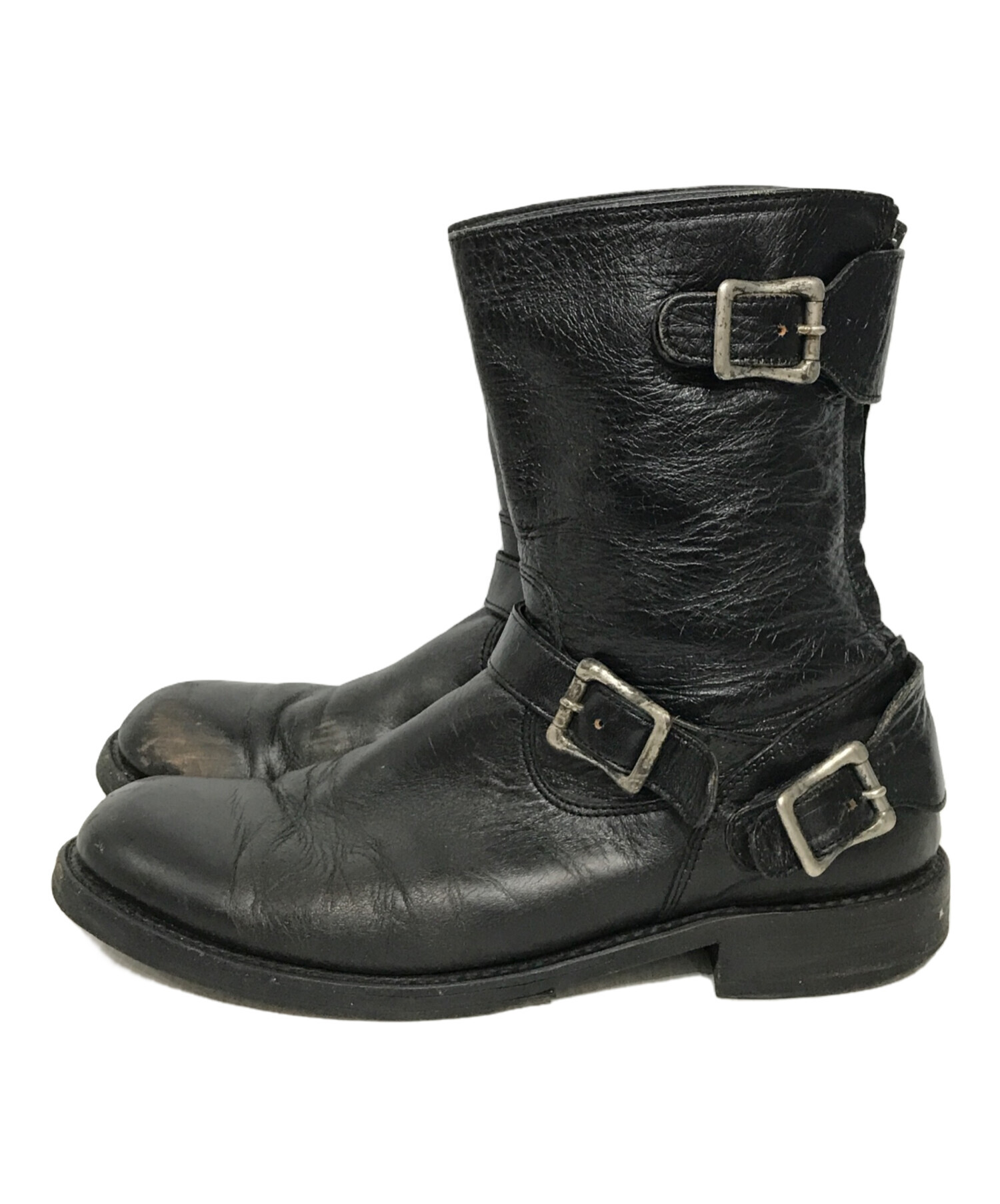 AKMエンジニアブーツ 定価9.9万AKM エーケーエムバックジップエンジニアブーツ8/2