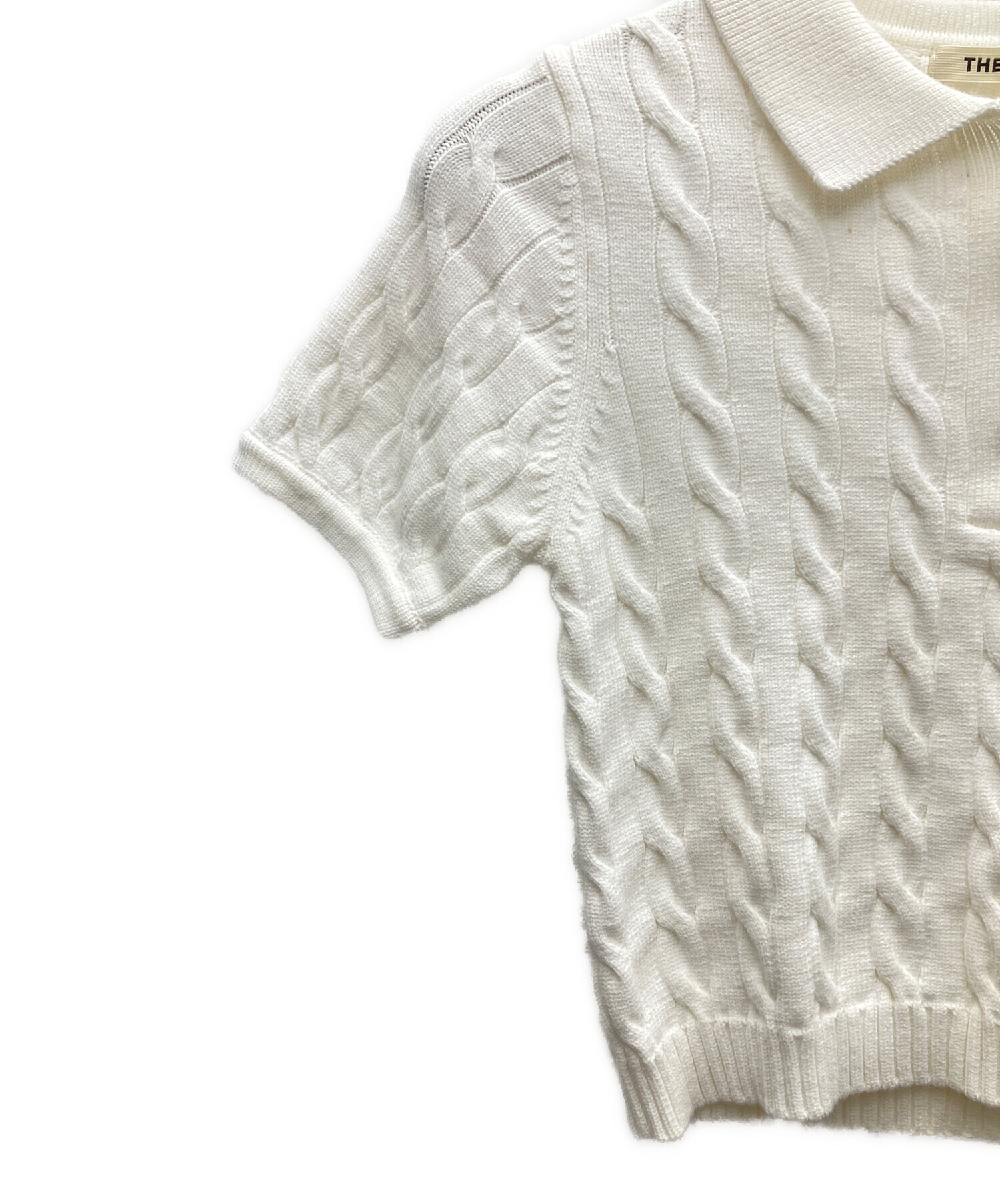 中古・古着通販】THE TOE (ザ・トゥー) HERALD SHORT SLEEVE POLO KNIT 中古・古着通販】THE TOE (ザ・トゥー) HERALD SHORT SLEEVE POLO KNIT