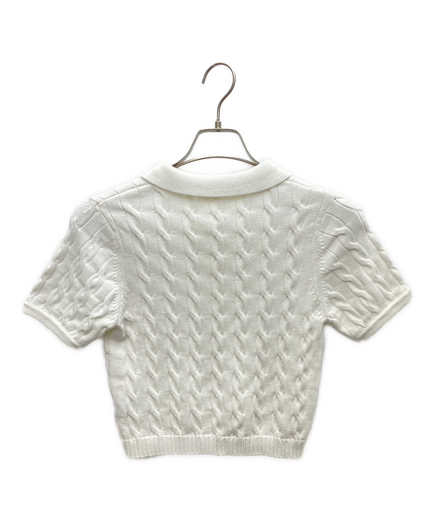 トップス THE TOE Herald Short Sleeve Polo Knit 中古・古着通販】THE TOE (ザ・トゥー) HERALD SHORT SLEEVE POLO KNIT